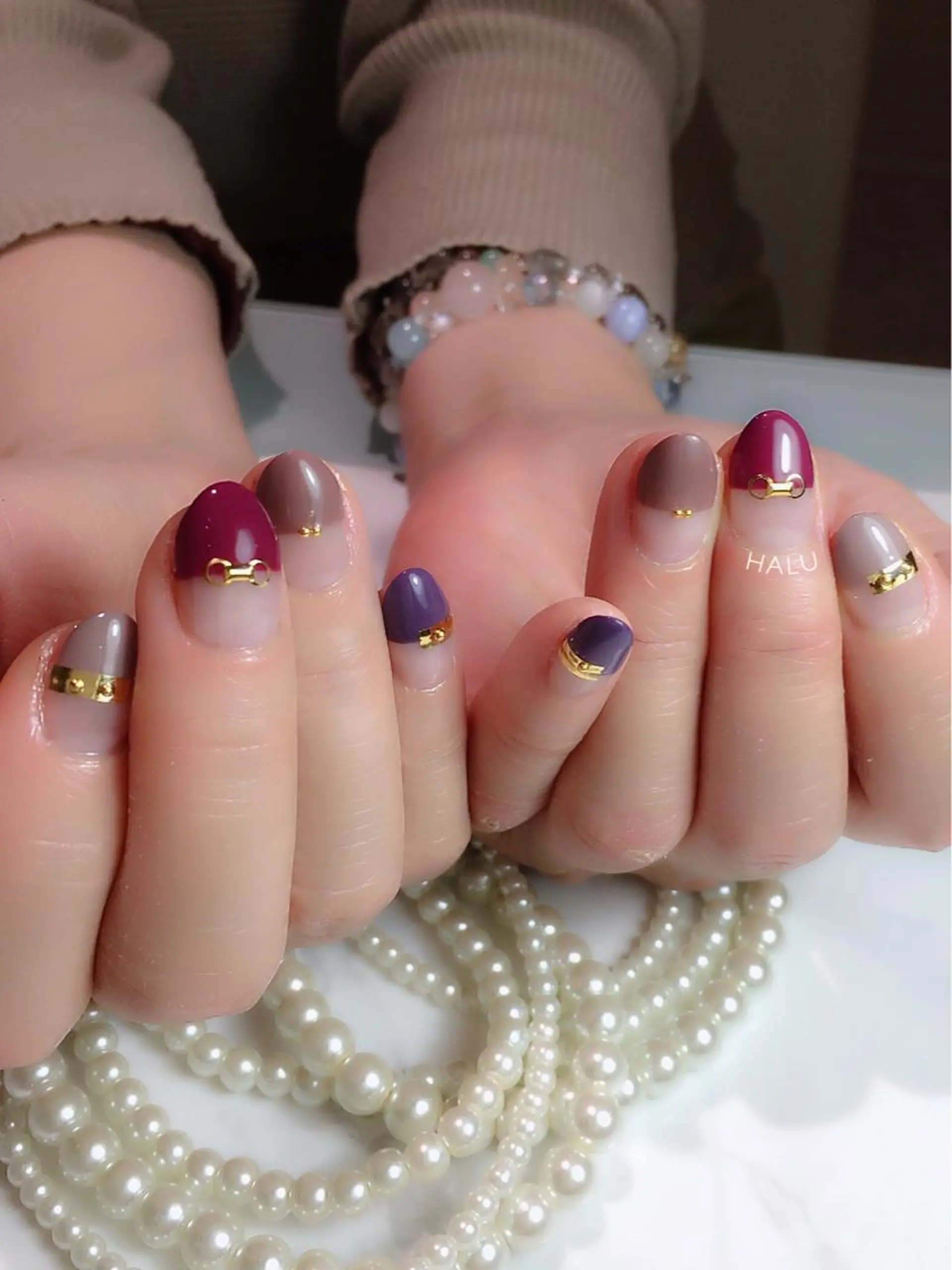 ネイル フレンチネイル HALU ハルのネイルデザイン