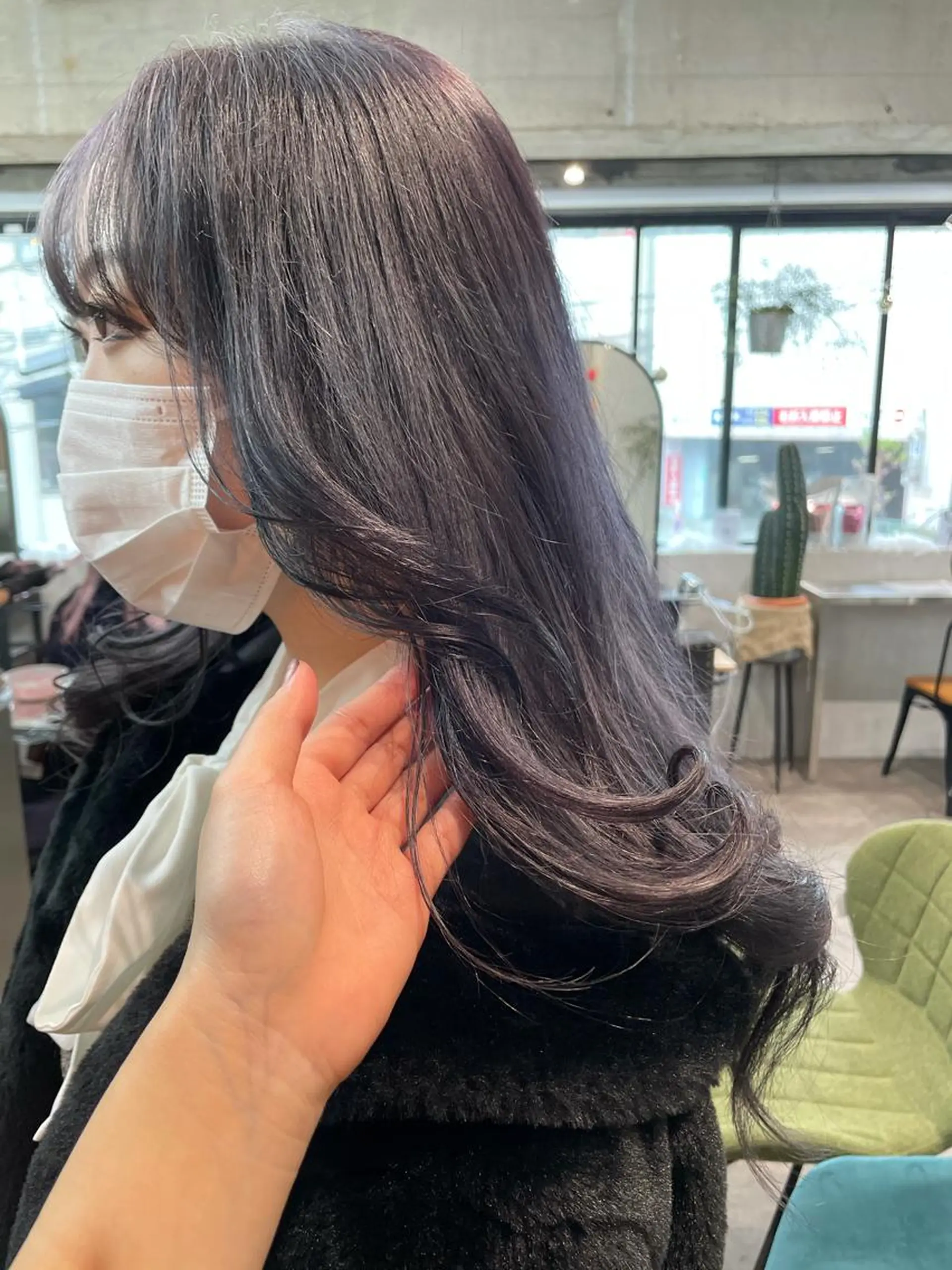 ロング カラー 透明感カラー ハイトーンカラー ヘアカラー ナチュラル透明感🌱 小山美樹子のヘアスタイル