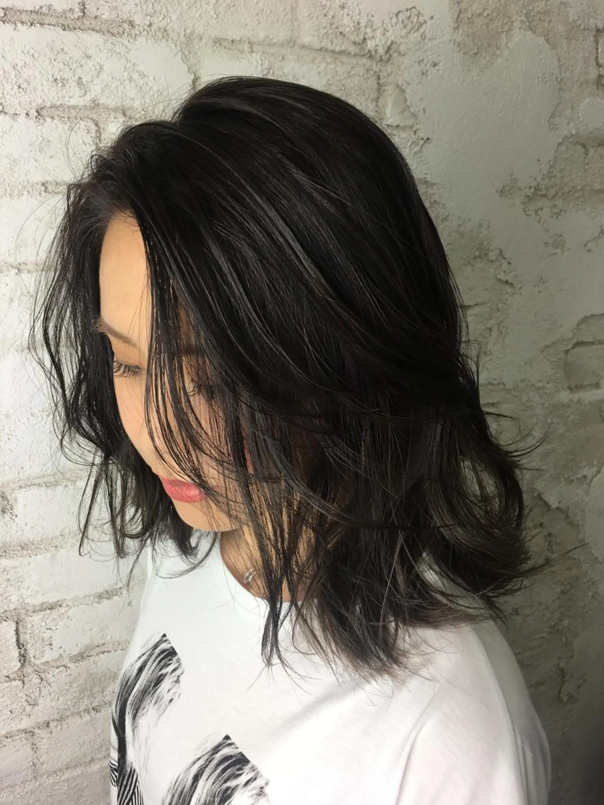 セミロング カラー グラデーションカラー boutique misakiのヘアスタイル