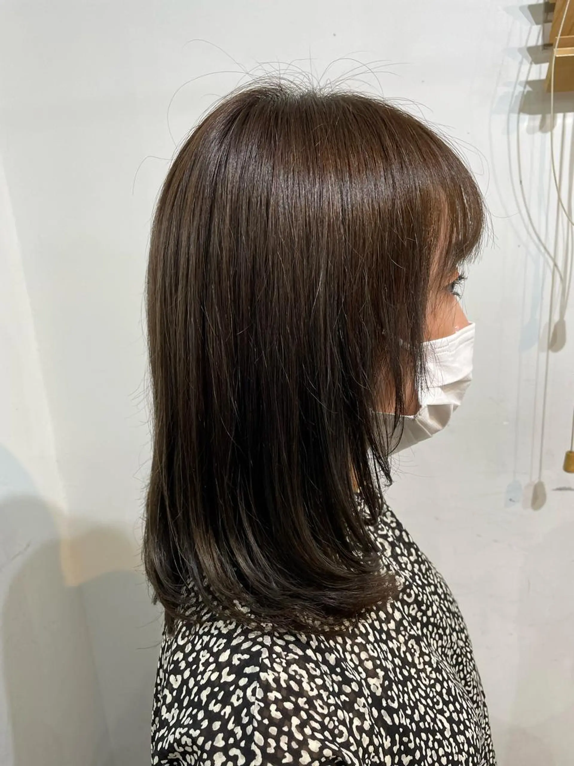 ミディアム 🐬脱白髪染めカラー 清水大世🐬のヘアスタイル