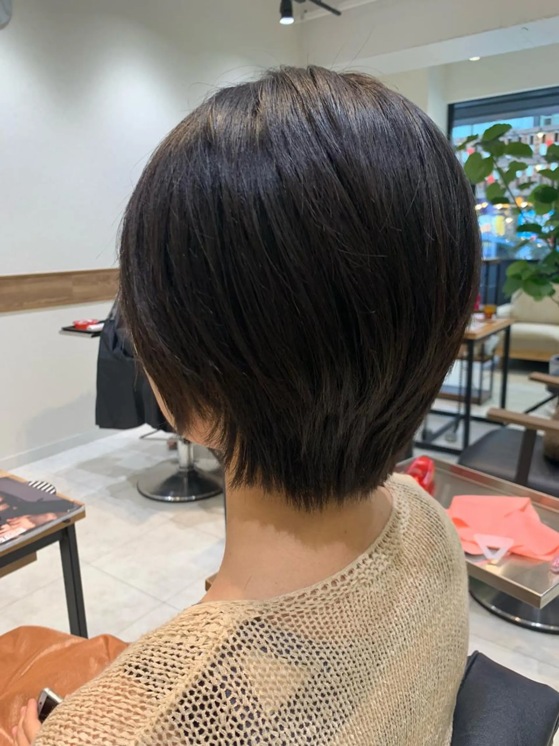 ショート ショートヘア カット トリートメント ヘッドスパ 近 紗理奈のヘアスタイル