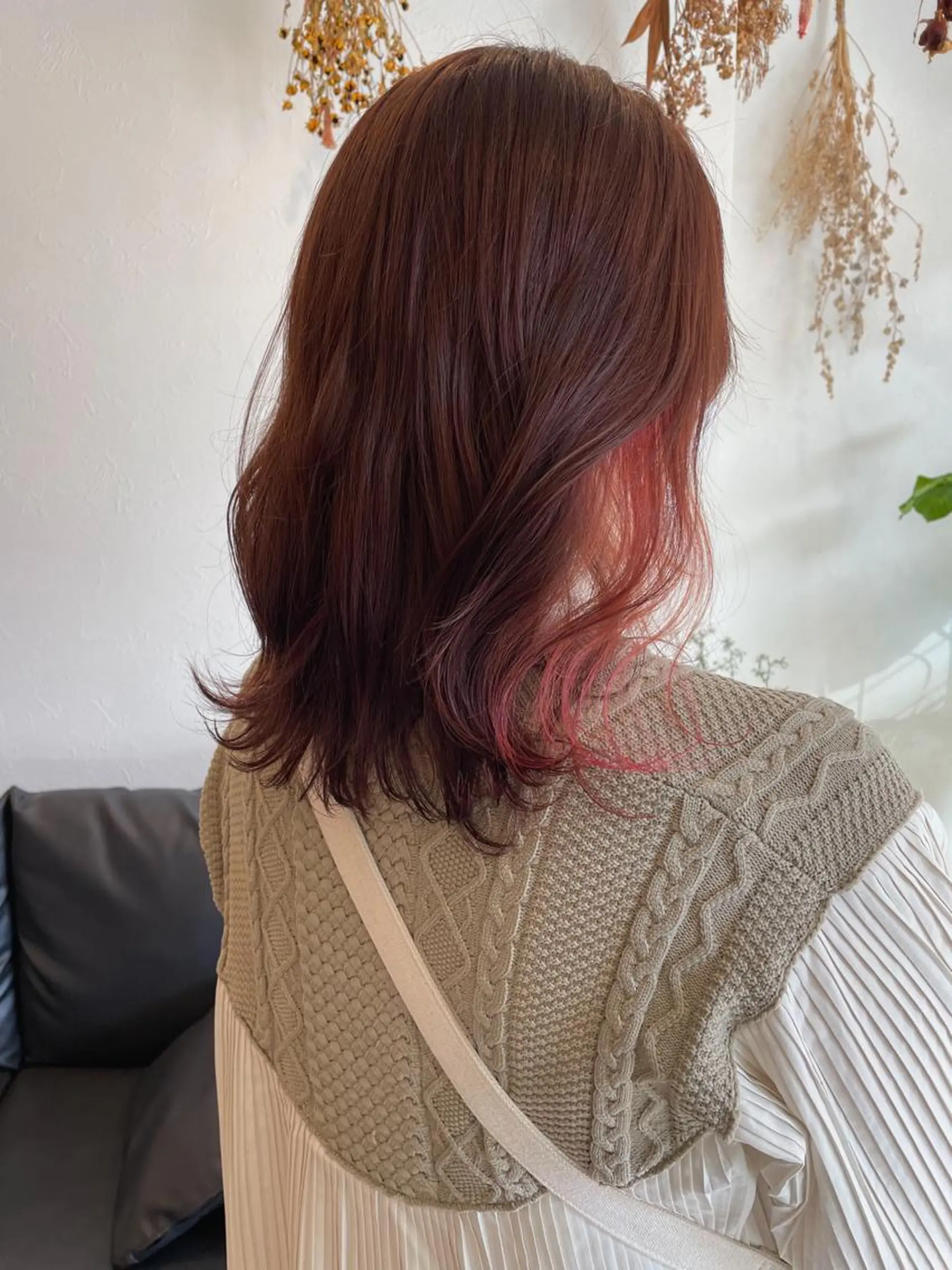 ミディアム カラー イヤリングカラー ピンクカラー ヘアカラー m ā l o.🌷 サカモトマイコのヘアスタイル