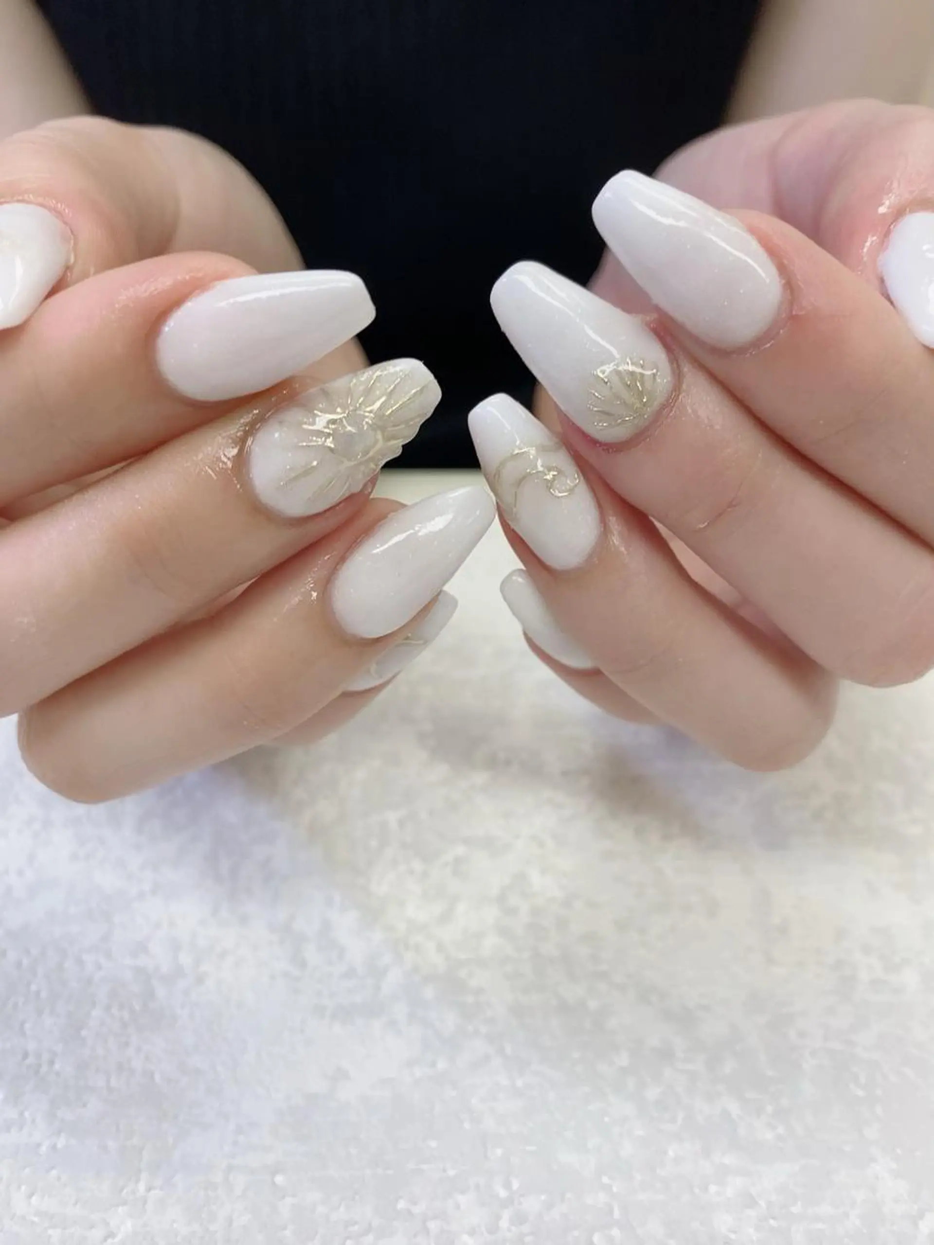 ミディアム ハンドネイル JNA認定講師🌸 RIEのネイルデザイン