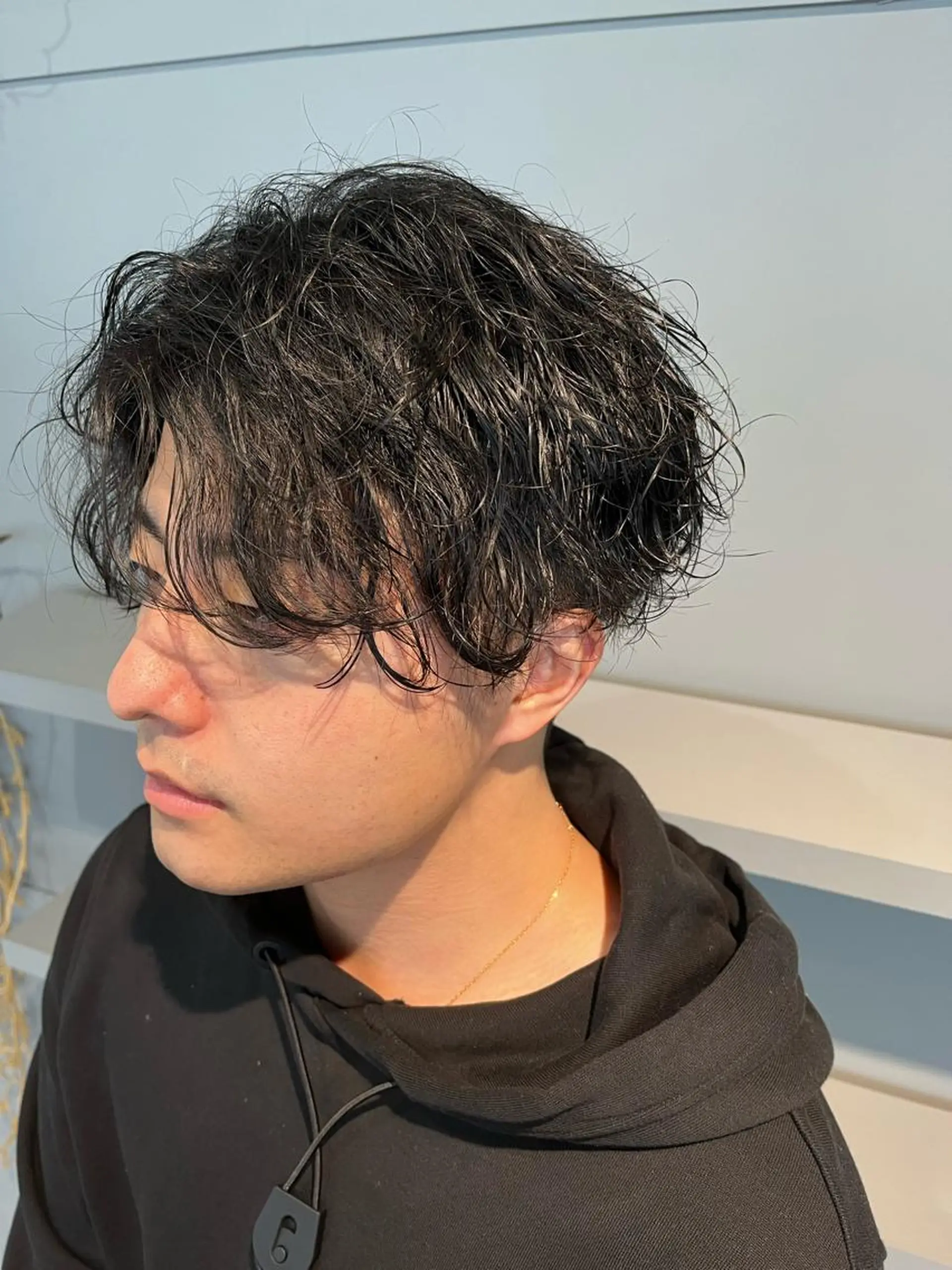 ミディアム パーマ Hair  Design Lima所属・中村 海のヘアスタイル
