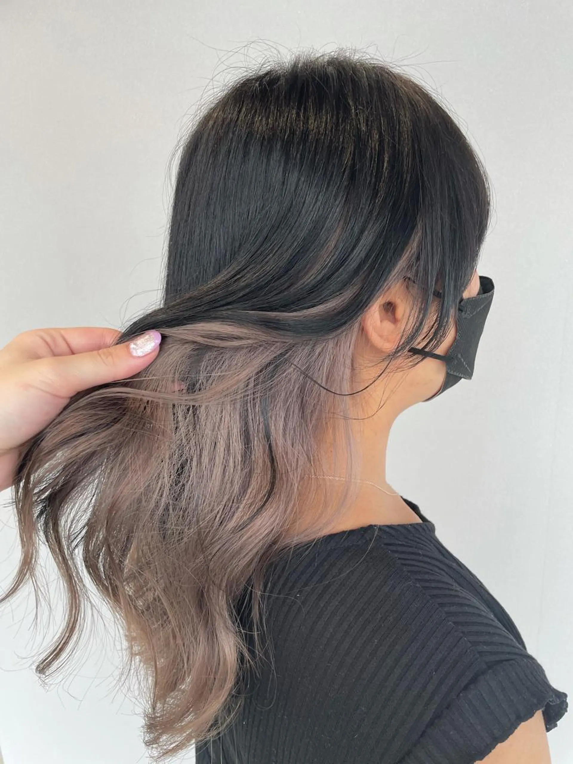 セミロング カラー リルフェアリー 磐田店のヘアスタイル