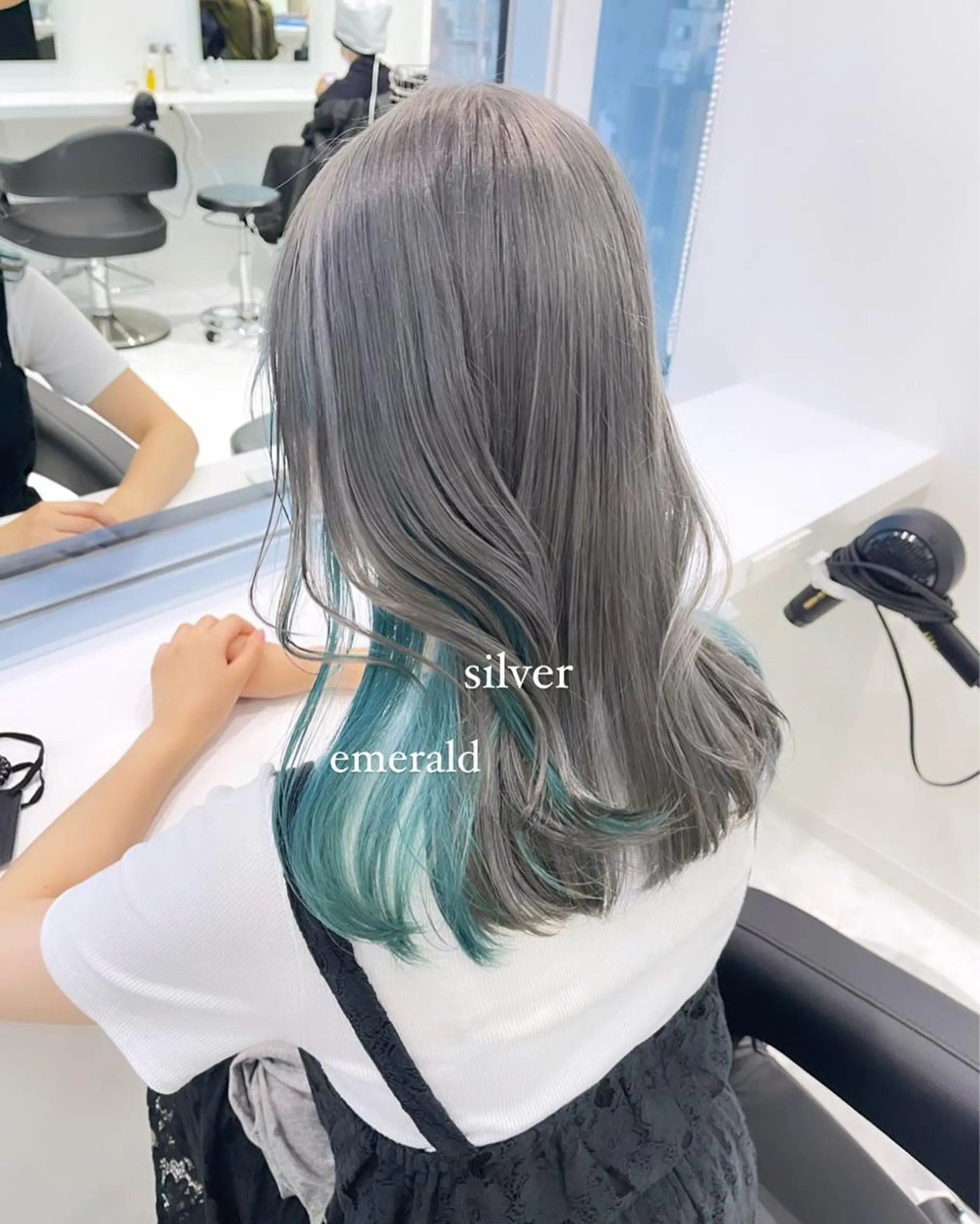 ロング カラー 𝘳𝘺𝘰𝘬𝘢 髪質改善/ブリーチのヘアスタイル