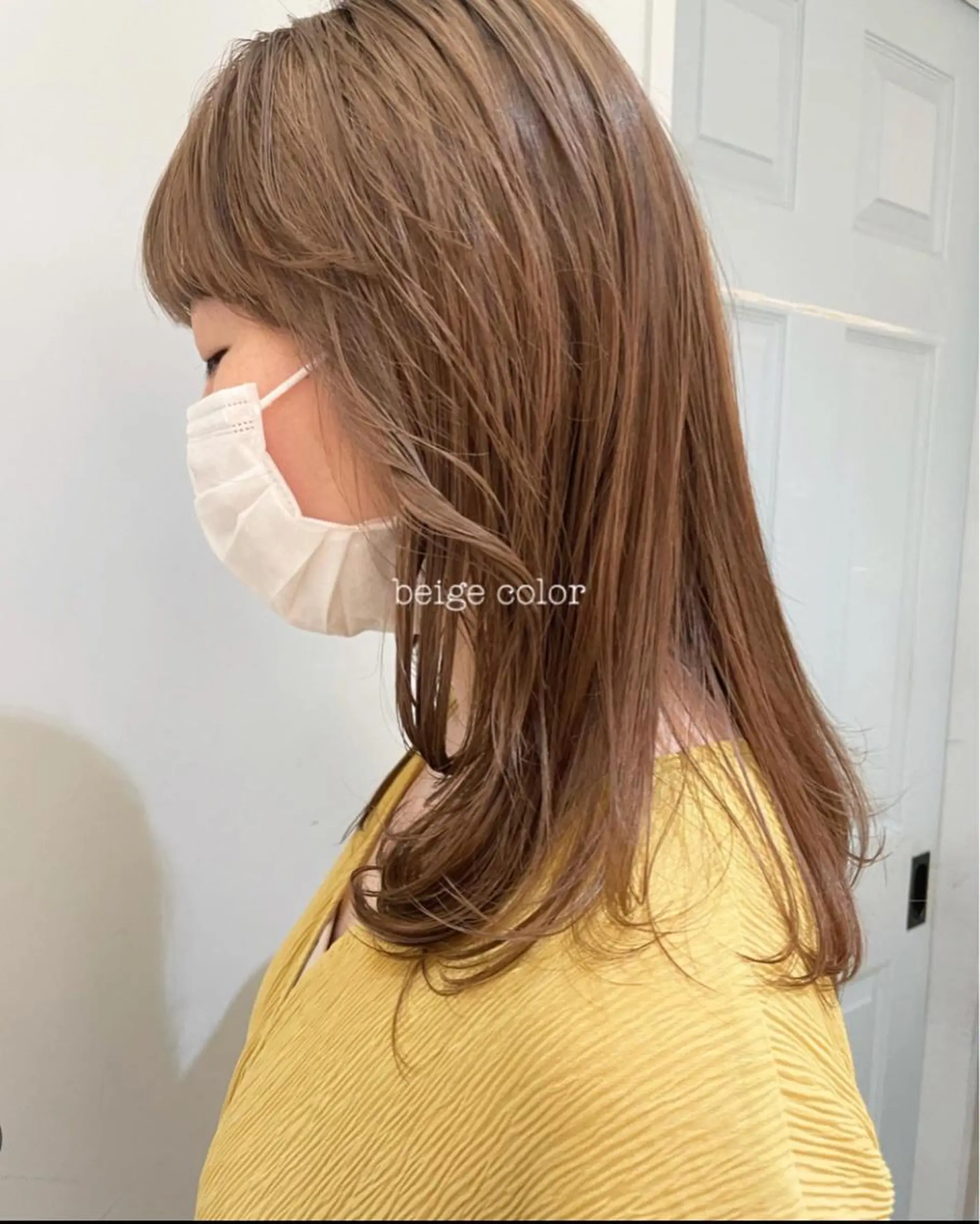 カラー ケアブリーチ/ エクステ/レイヤーのヘアスタイル