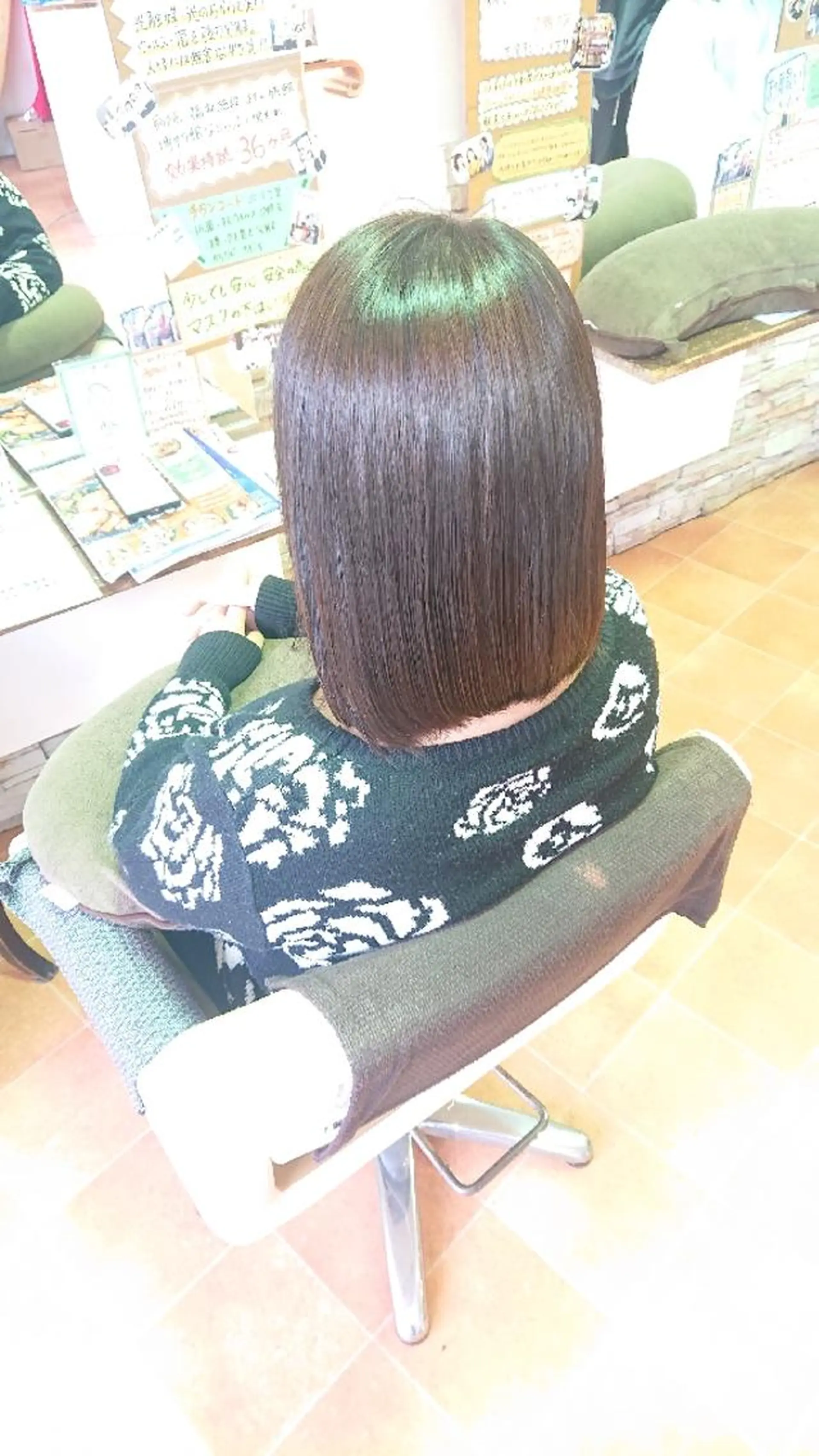 ミディアム カラー ブラウンカラー LINK所属・山口 彩海のヘアスタイル