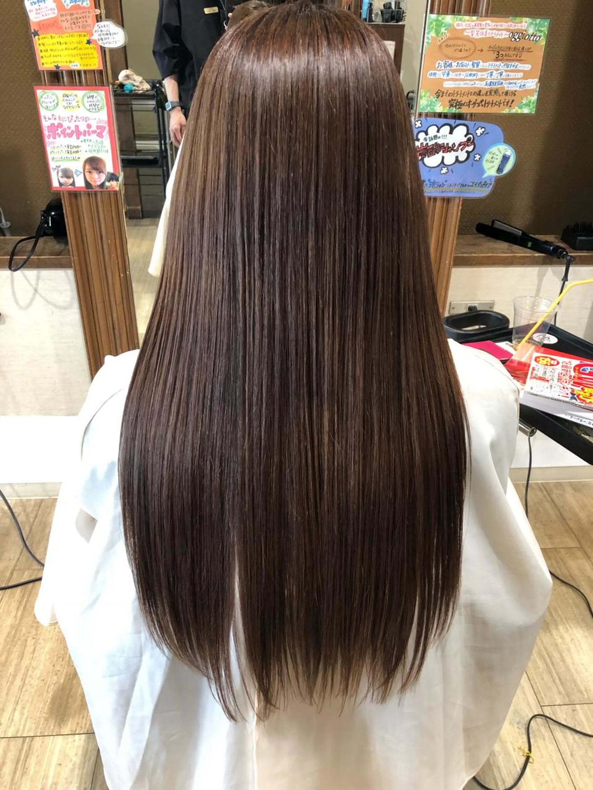 ロング 縮毛矯正/髪質改善 主税巧一のヘアスタイル