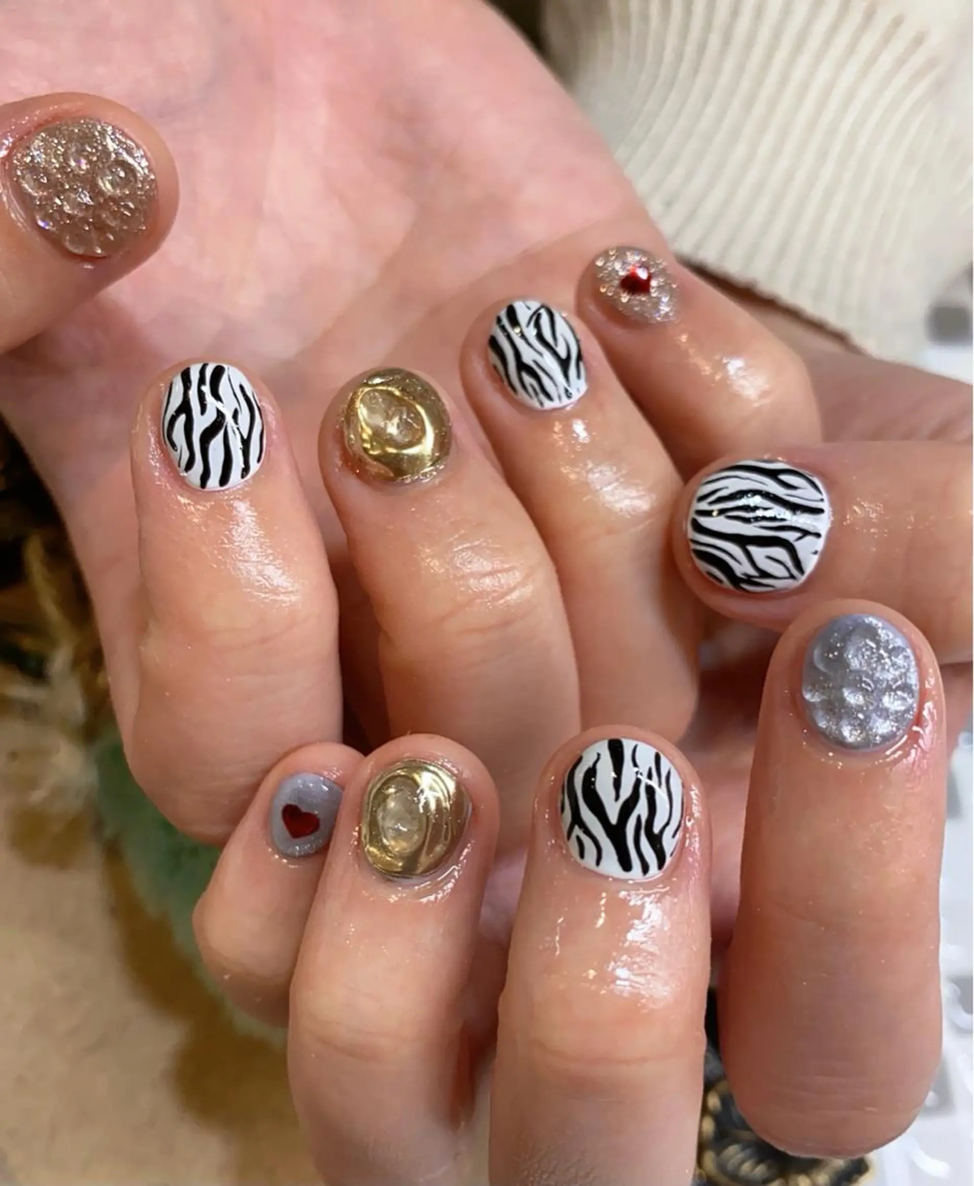 ネイル アニマル柄 ♡Nailist yui♡のネイルデザイン