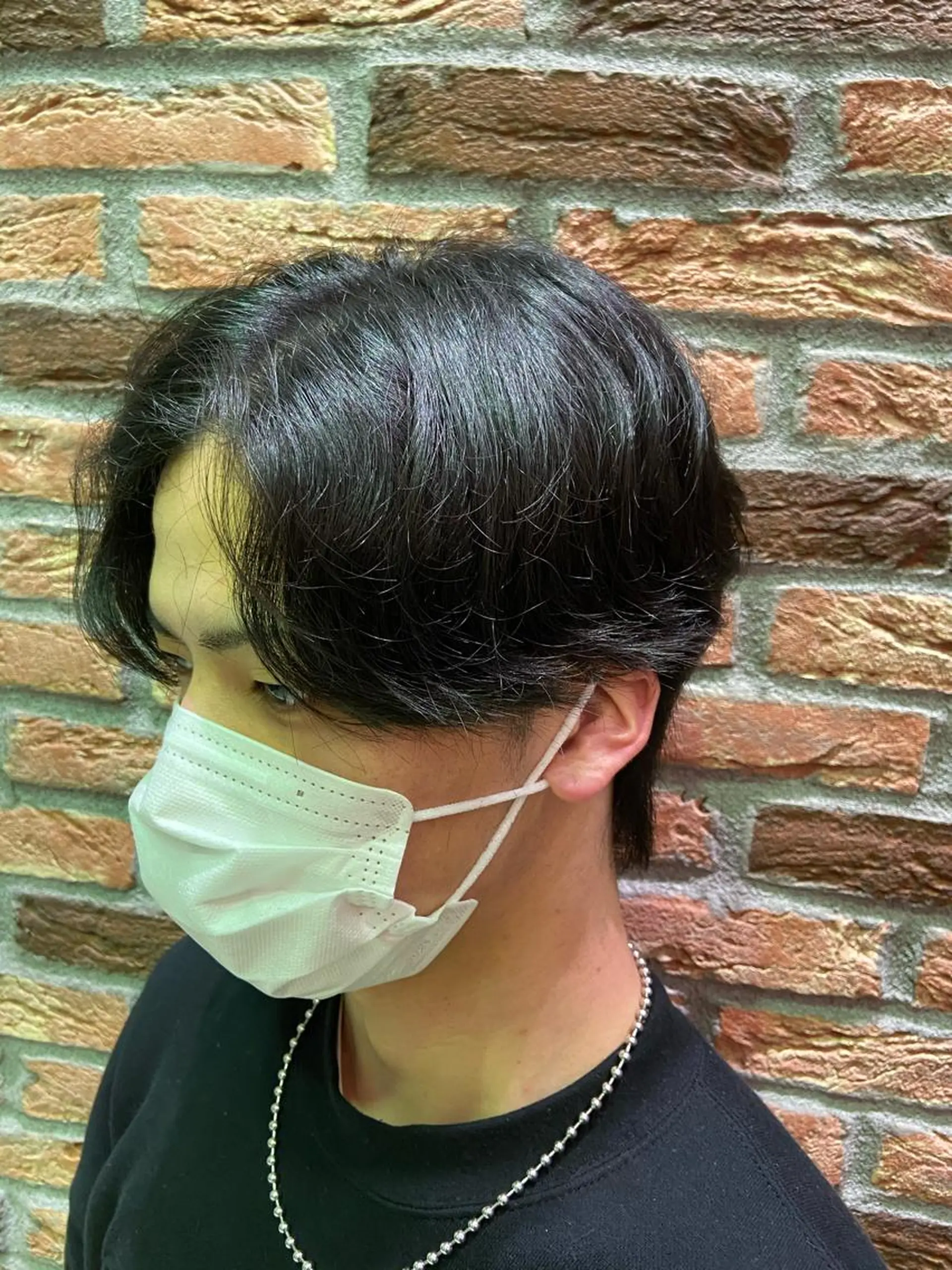 メンズ センターパート MIRACミラク所属・☀️ハイトーンボブ ☀️石川 海斗のヘアスタイル