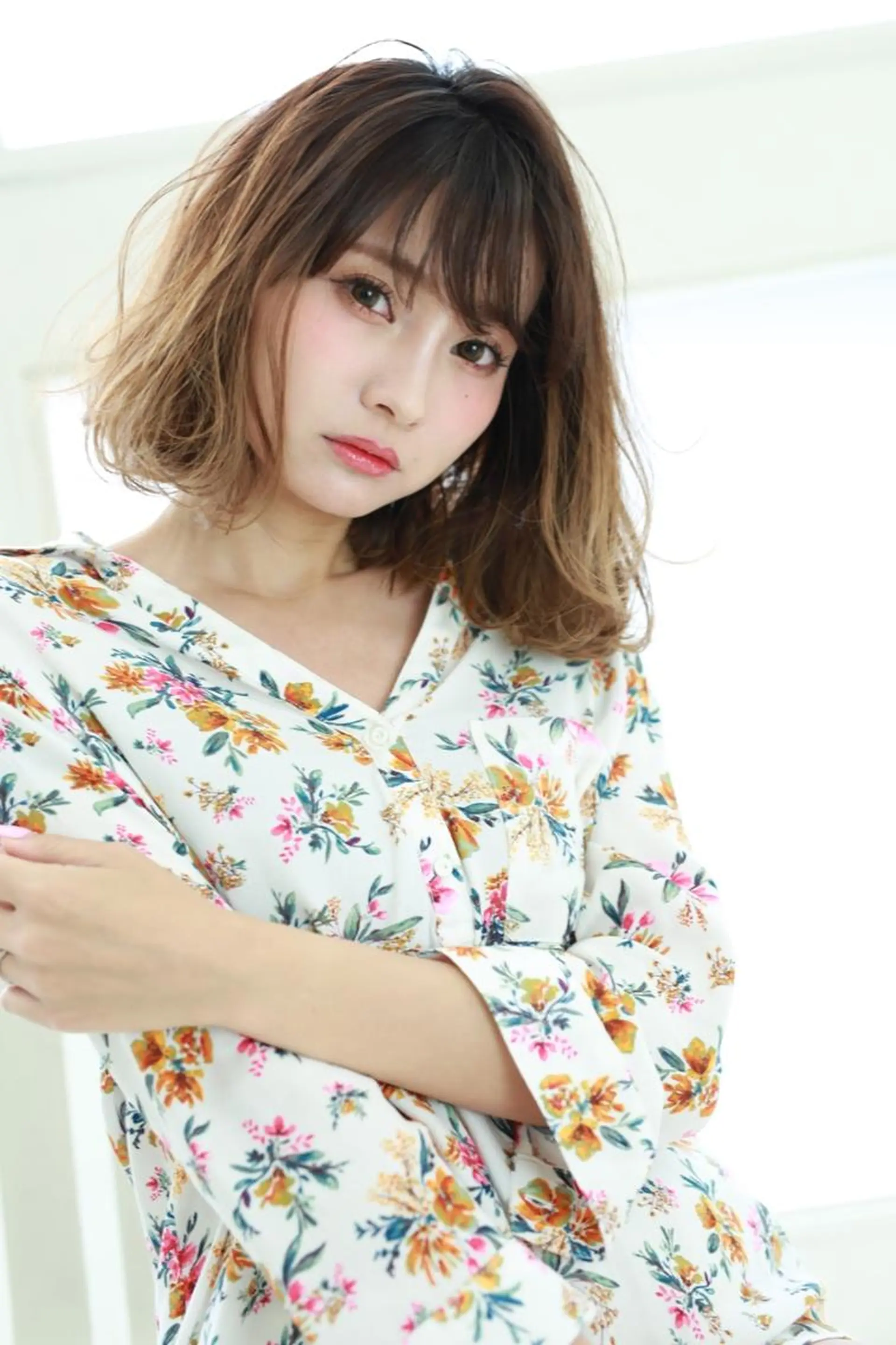 ミディアム 指名支持率NO.1 スタイリストのヘアスタイル