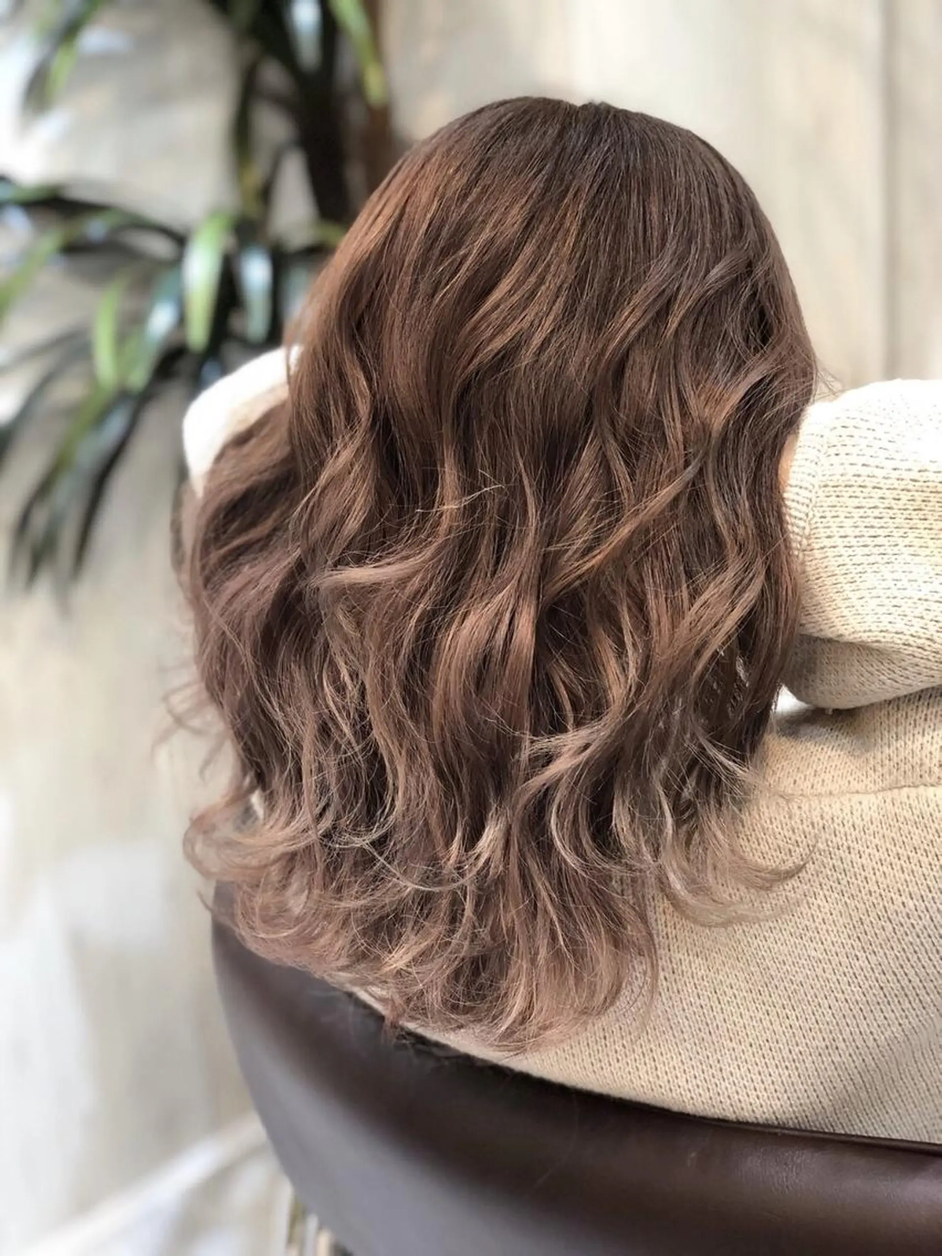 セミロング カラー ヘアアレンジ Device ディバイスのヘアスタイル
