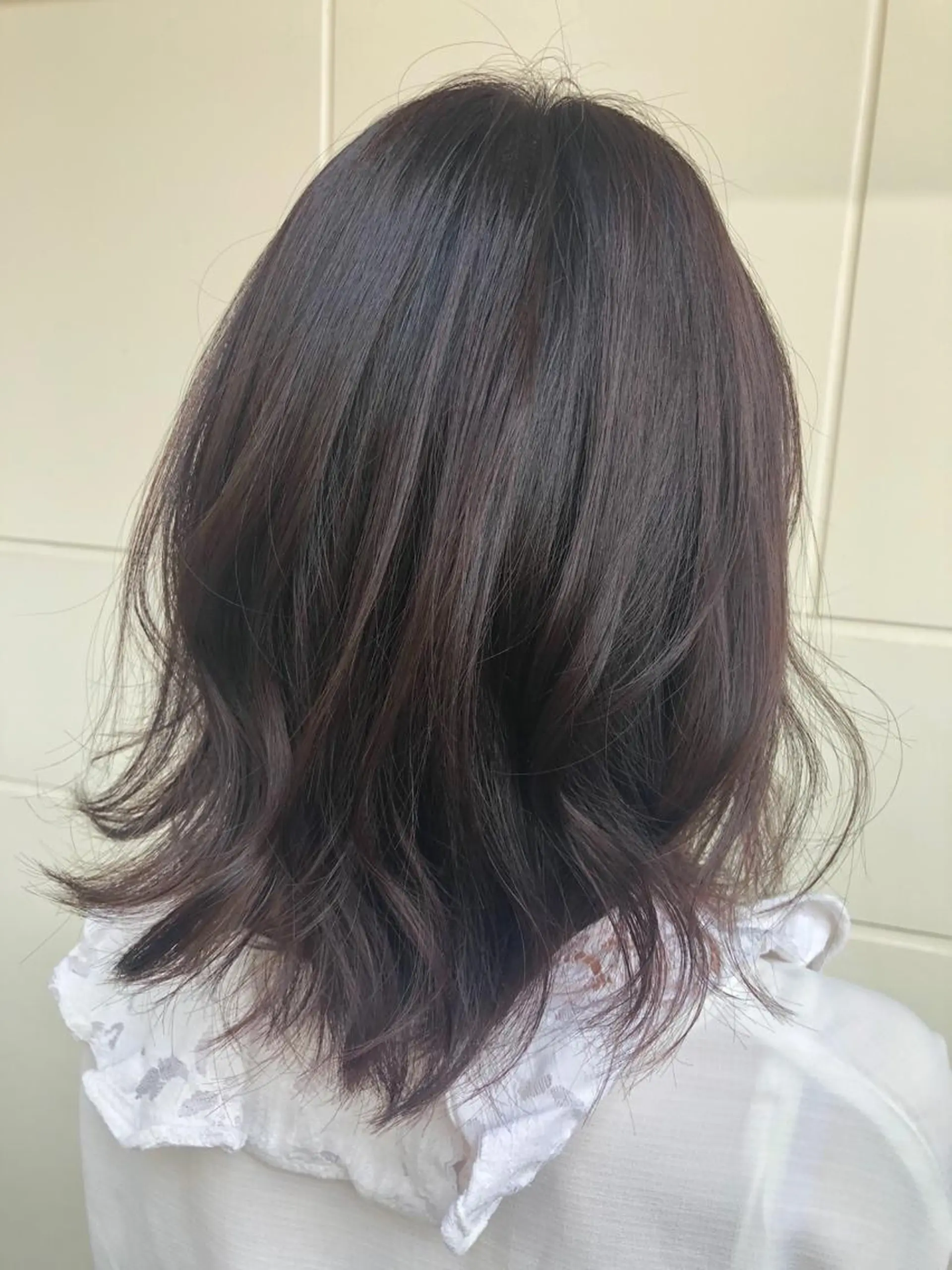 ミディアム カラー 透明感カラー アロア登戸所属・こやま りほのヘアスタイル