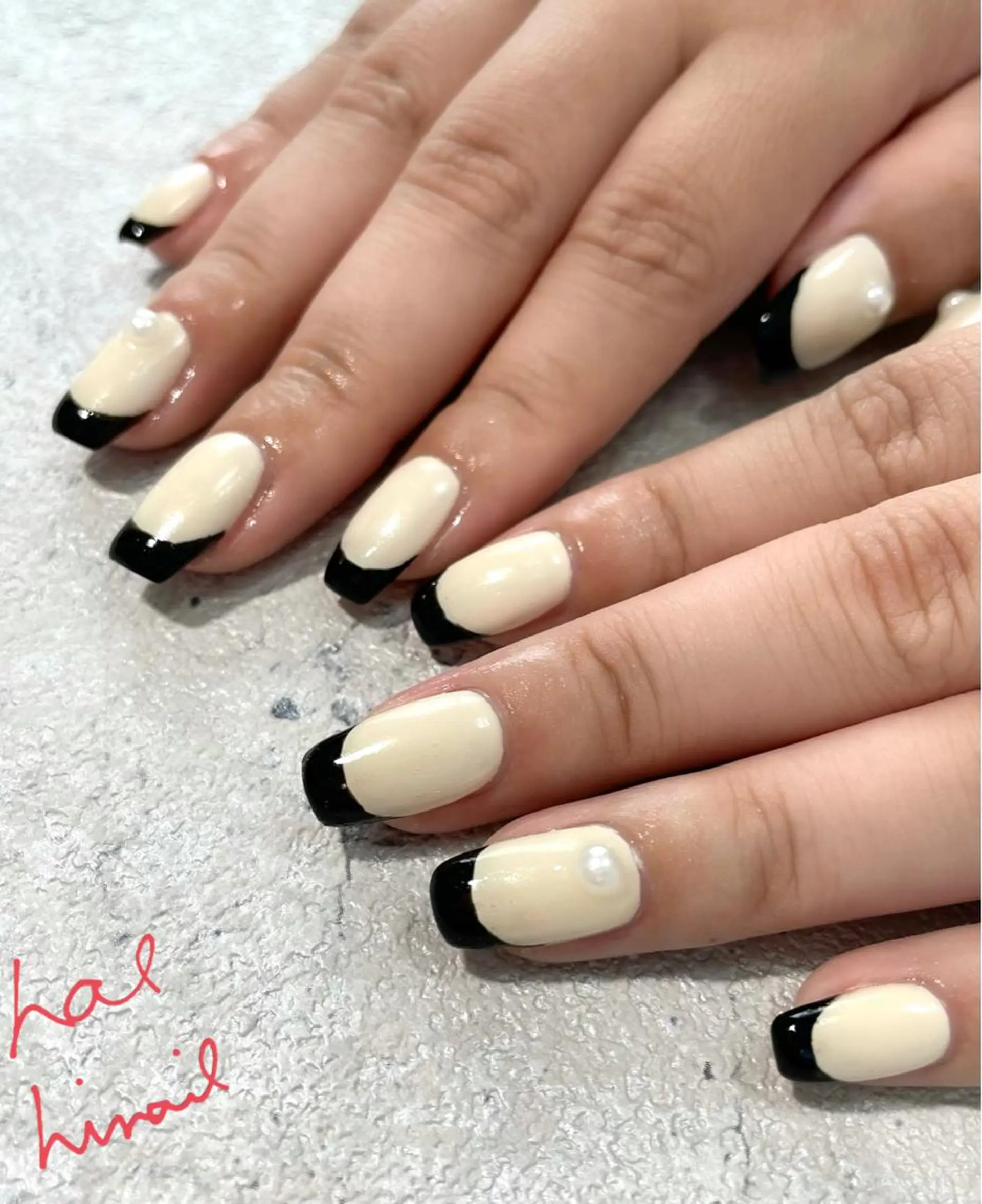 ネイル フレンチネイル はるひな ねいるのネイルデザイン