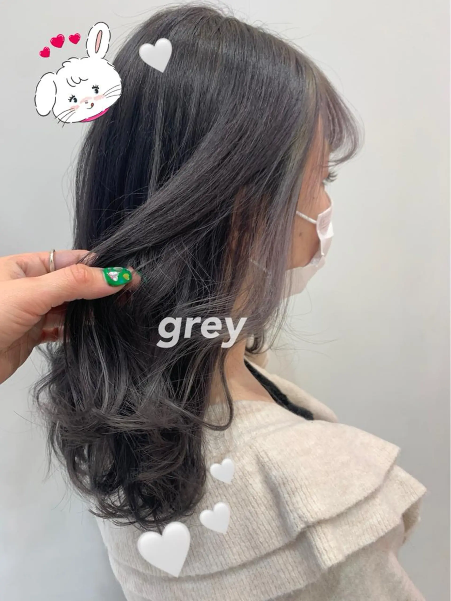 ロング カラー ブリーチ ダブルカラー グラデーションカラー グレージュ インナーカラー EMANON新宿東口所属・新宿駅近♡個室 ♡関口三都季🌜のヘアスタイル