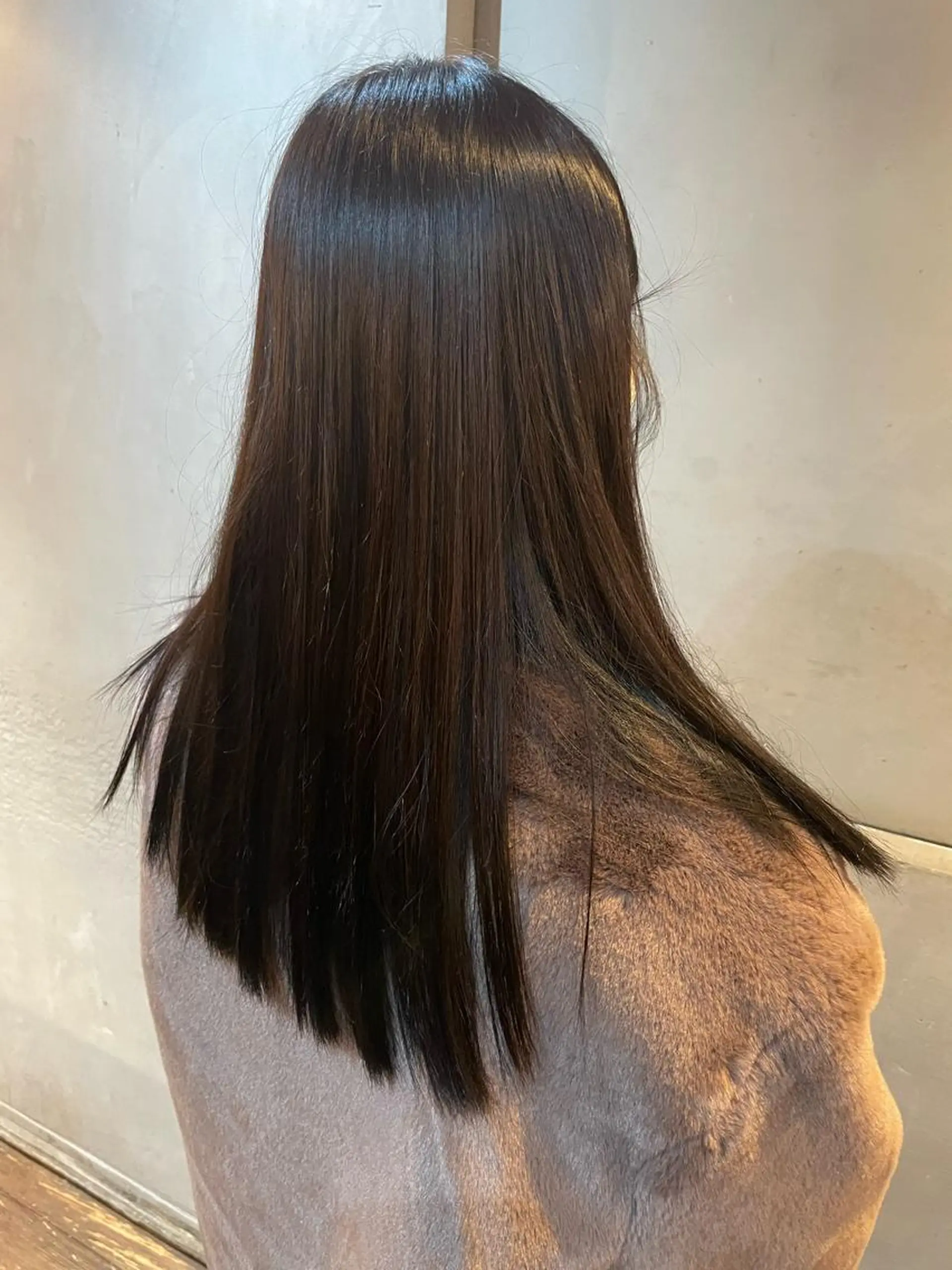 ロング カラー トリートメント 國井 廉のヘアスタイル