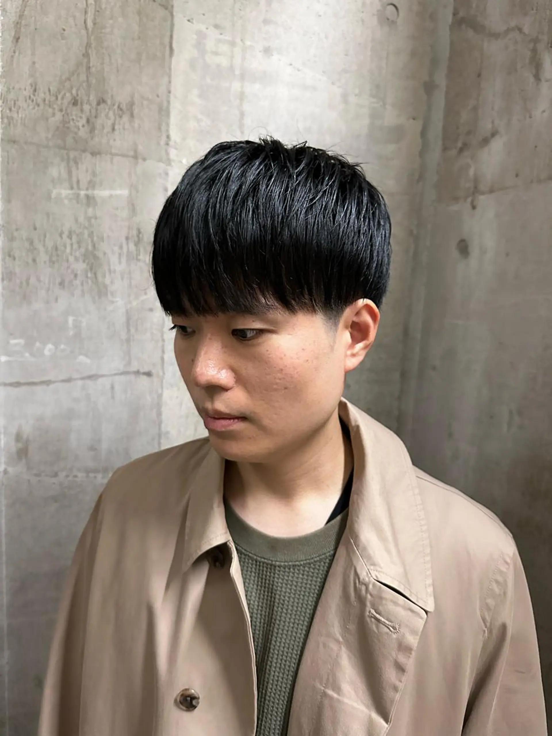 ショート メンズ メンズ韓国風 韓国マッシュ マッシュ 韓国風ヘア ショートヘア YOSHIZAWA Inc. PREMIUM   築地店所属・爲清 葵のヘアスタイル