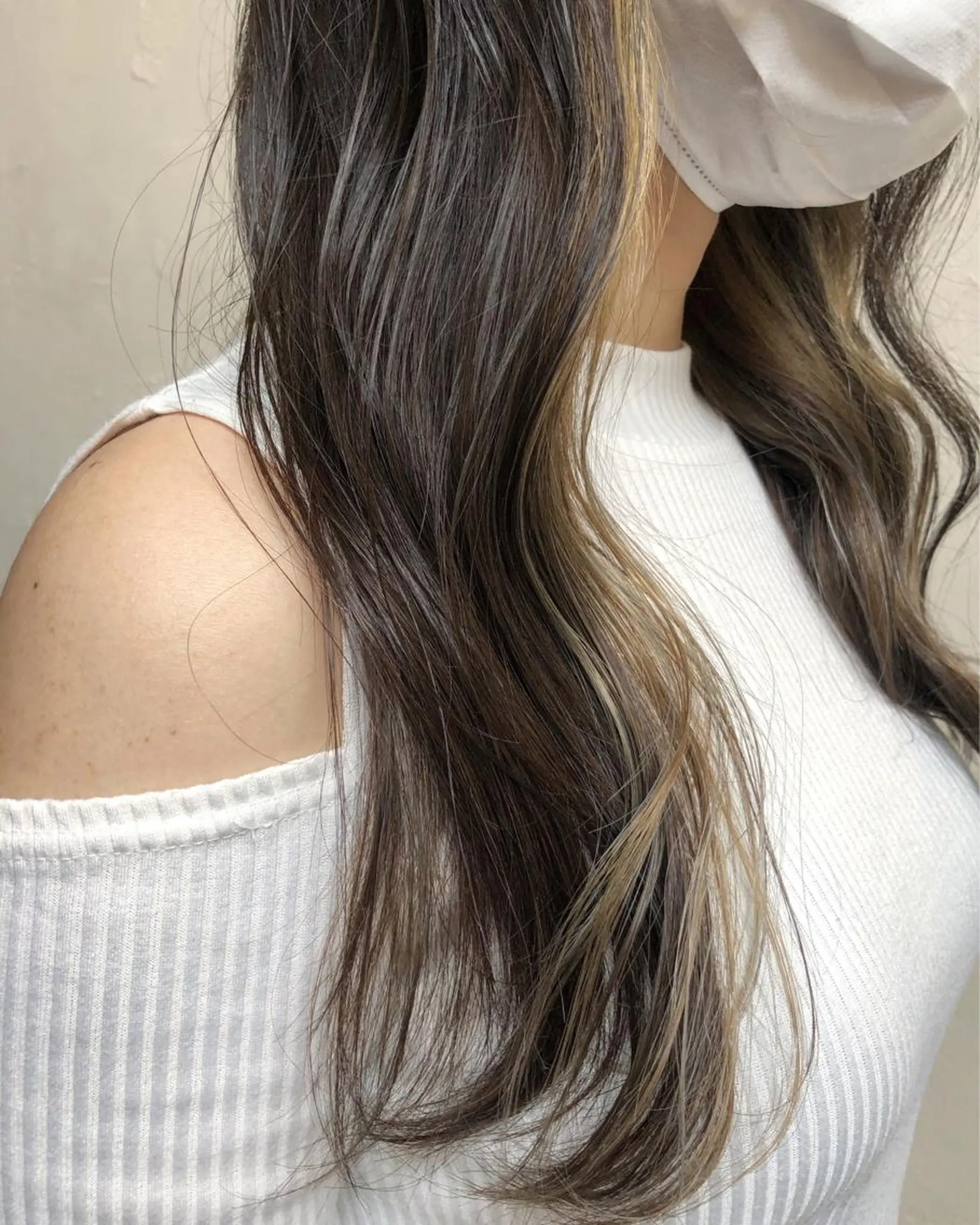 ロング カラー インナーカラー luve heart's And Be  minamisemba所属・脇坂 佳世の眉毛・アイブロウイメージ