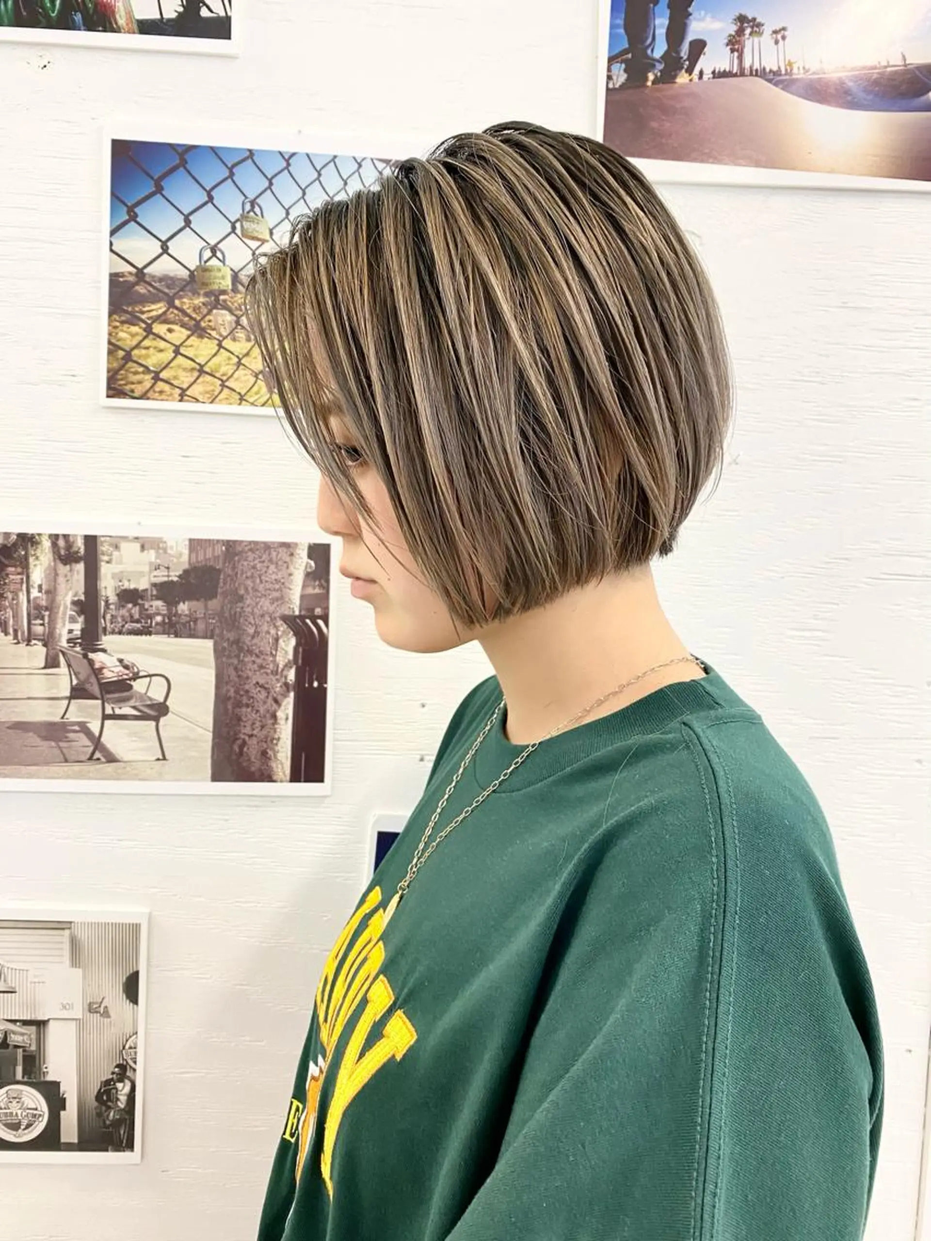 カラー ダメージレスブリーチ /艶髪/横須賀智也のヘアスタイル