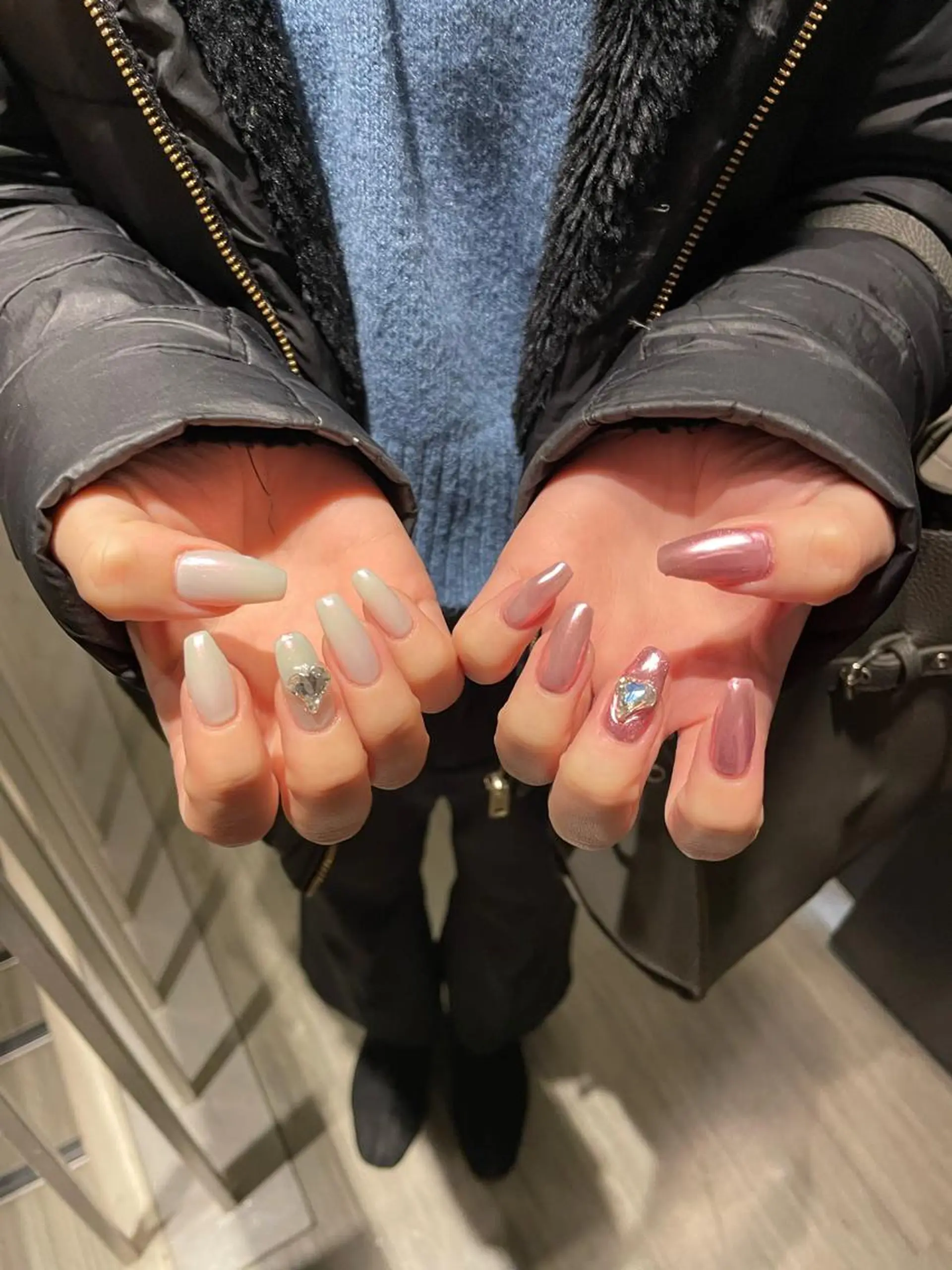 ネイル 🫧飛山琉桜/二条 ネイルアート/束感のマツエク・マツパデザイン