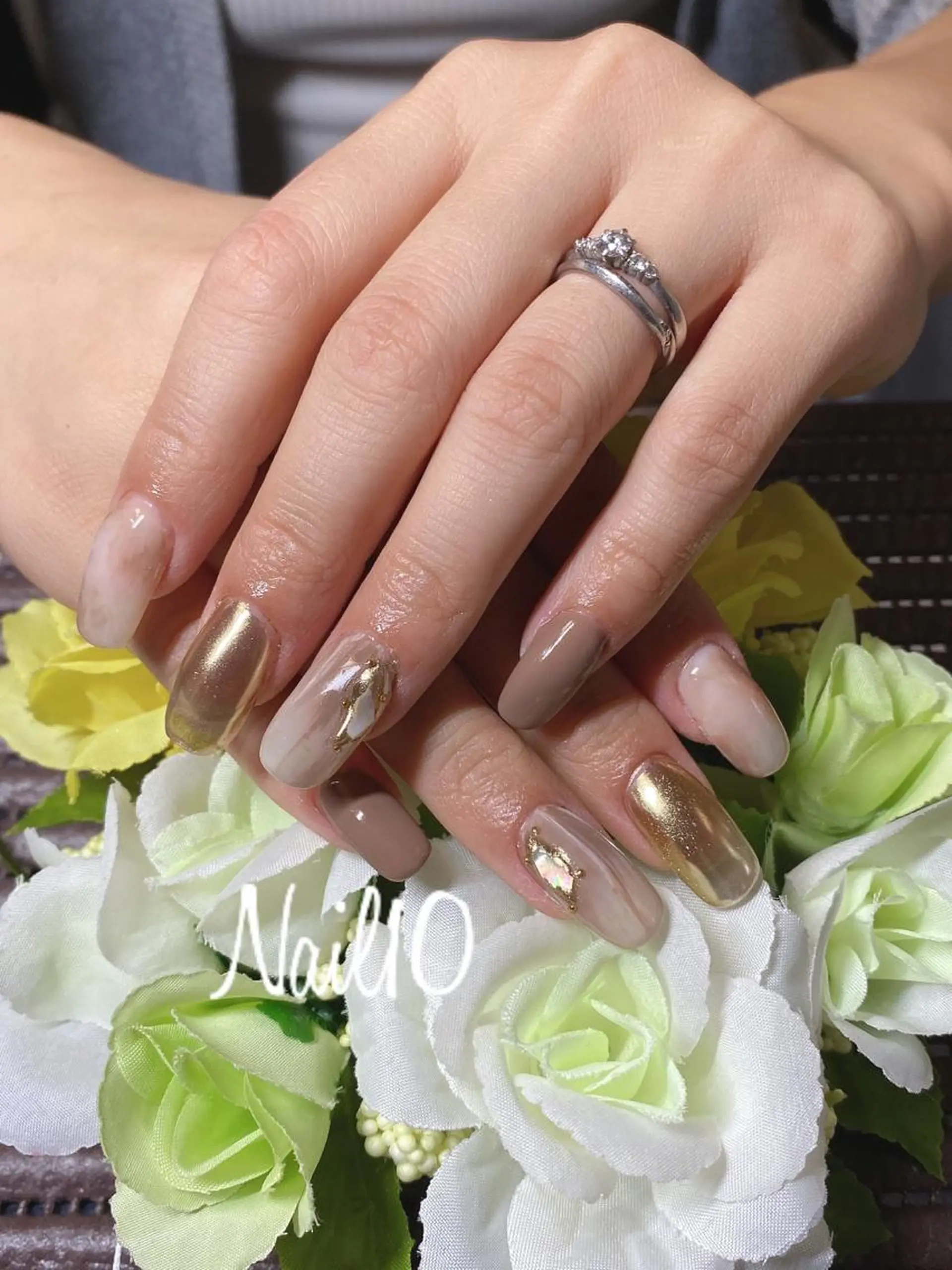 ネイル スカルプネイル シンプルネイル Nail10 Kakoのネイルデザイン