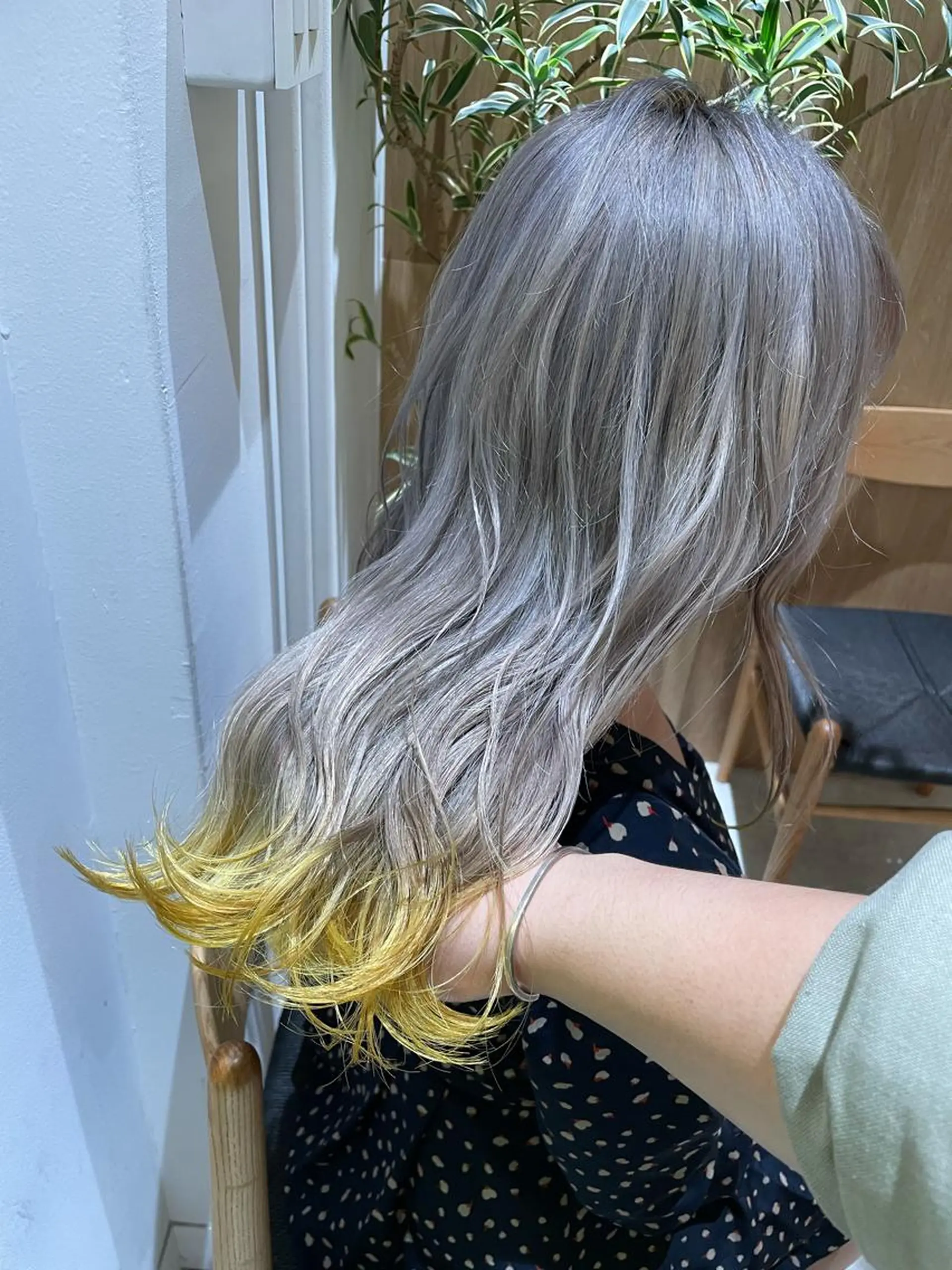 ロング カラー ヘアカラー トリートメント レイヤー/ハッシュ 渋谷/サッタのヘアスタイル