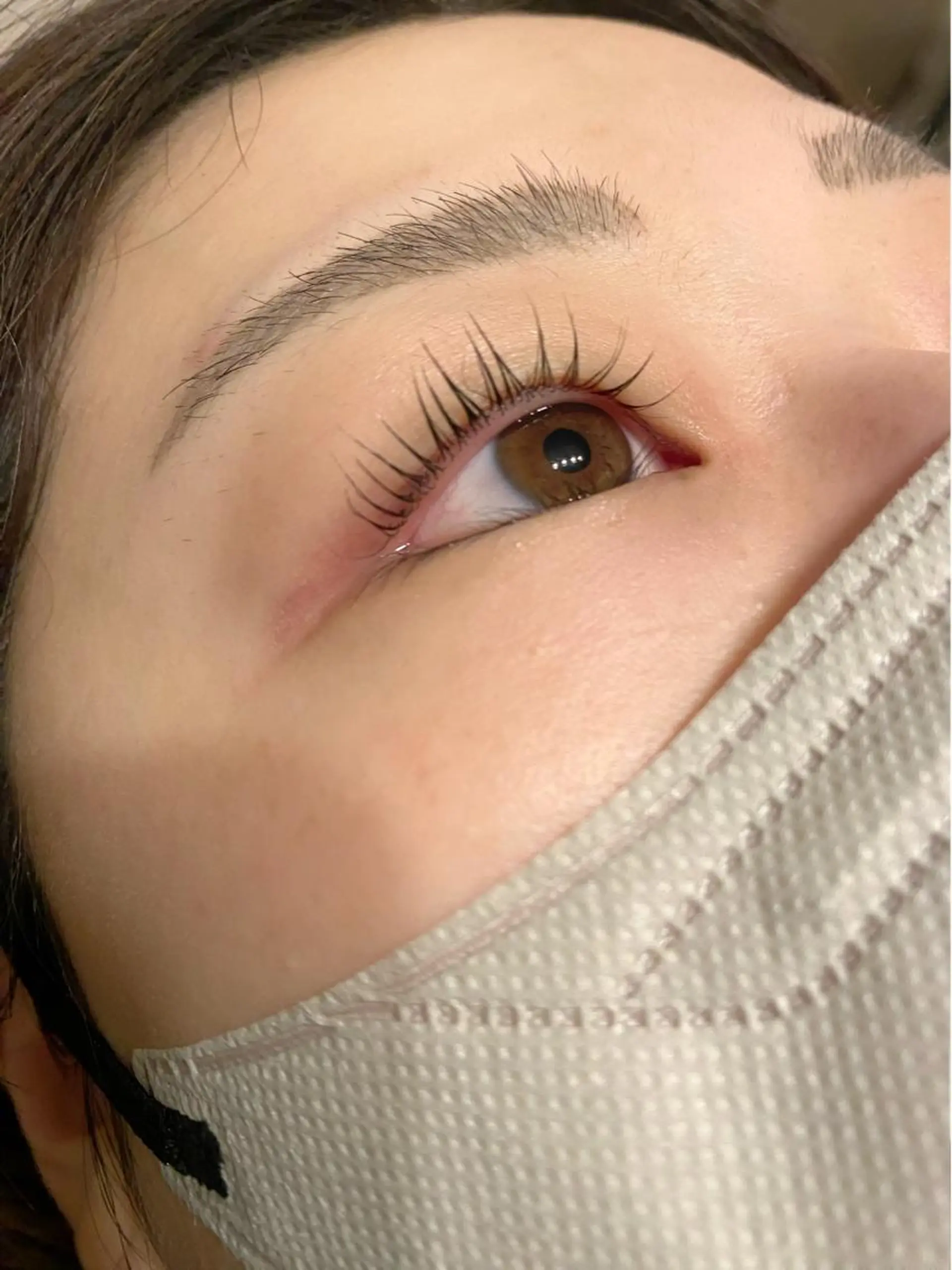 マツエク・マツパ パリジェンヌラッシュリフト 一重×まつ毛パーマ JEIL eriのマツエク・マツパデザイン