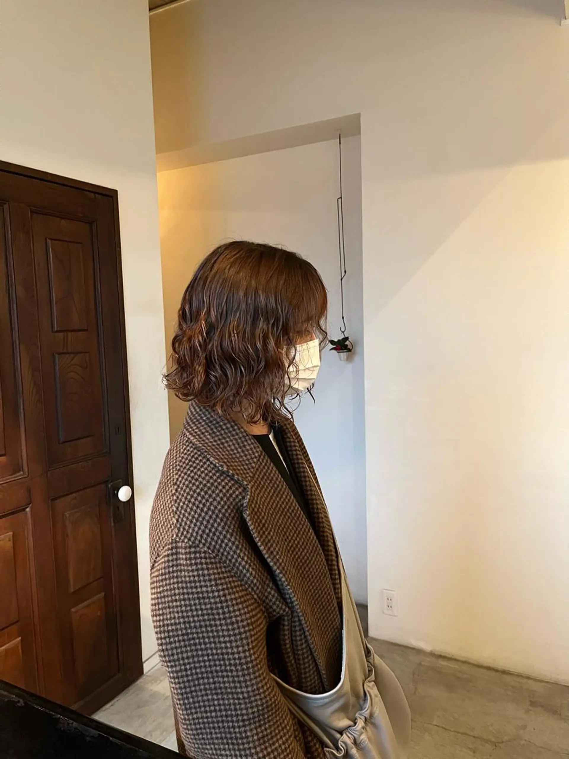 ミディアム パーマ ミディアムパーマ ボブ カット パーマ トリートメント 前川 華恋 / room3のヘアスタイル