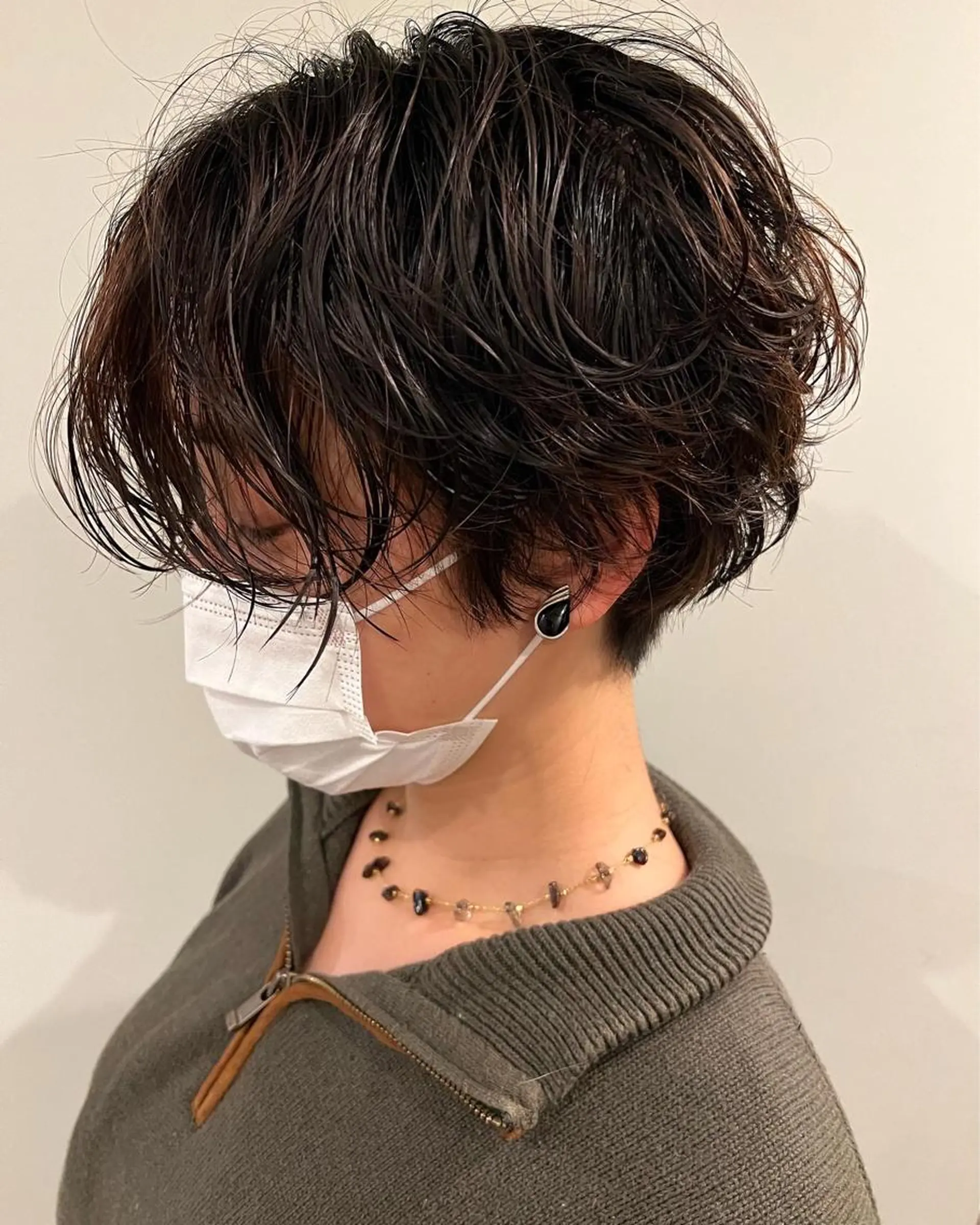 ショート パーマ ミディアムパーマ /癖毛パーマのヘアスタイル