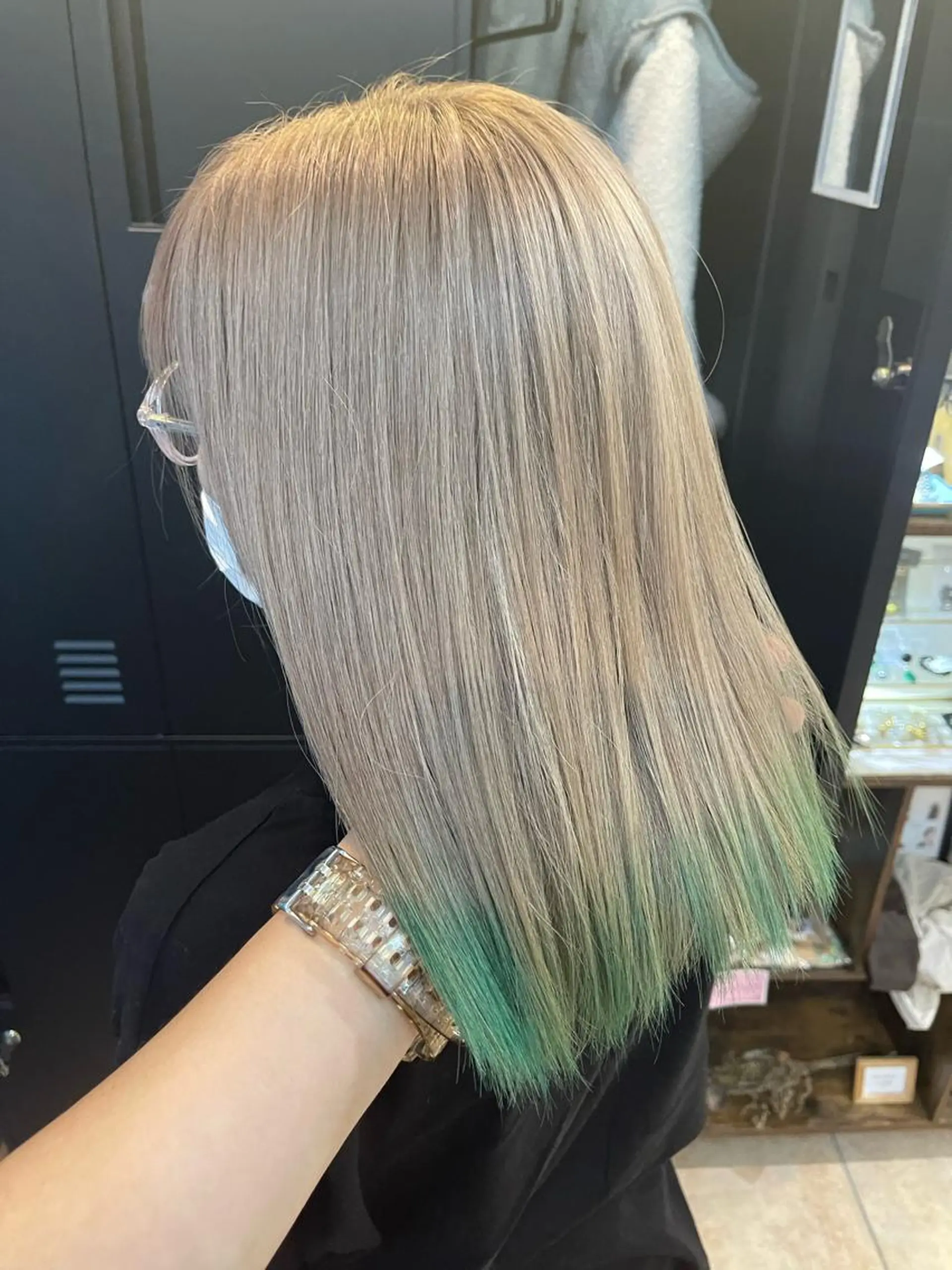 ミディアム カラー olino 【オリノ】西田辺のヘアスタイル