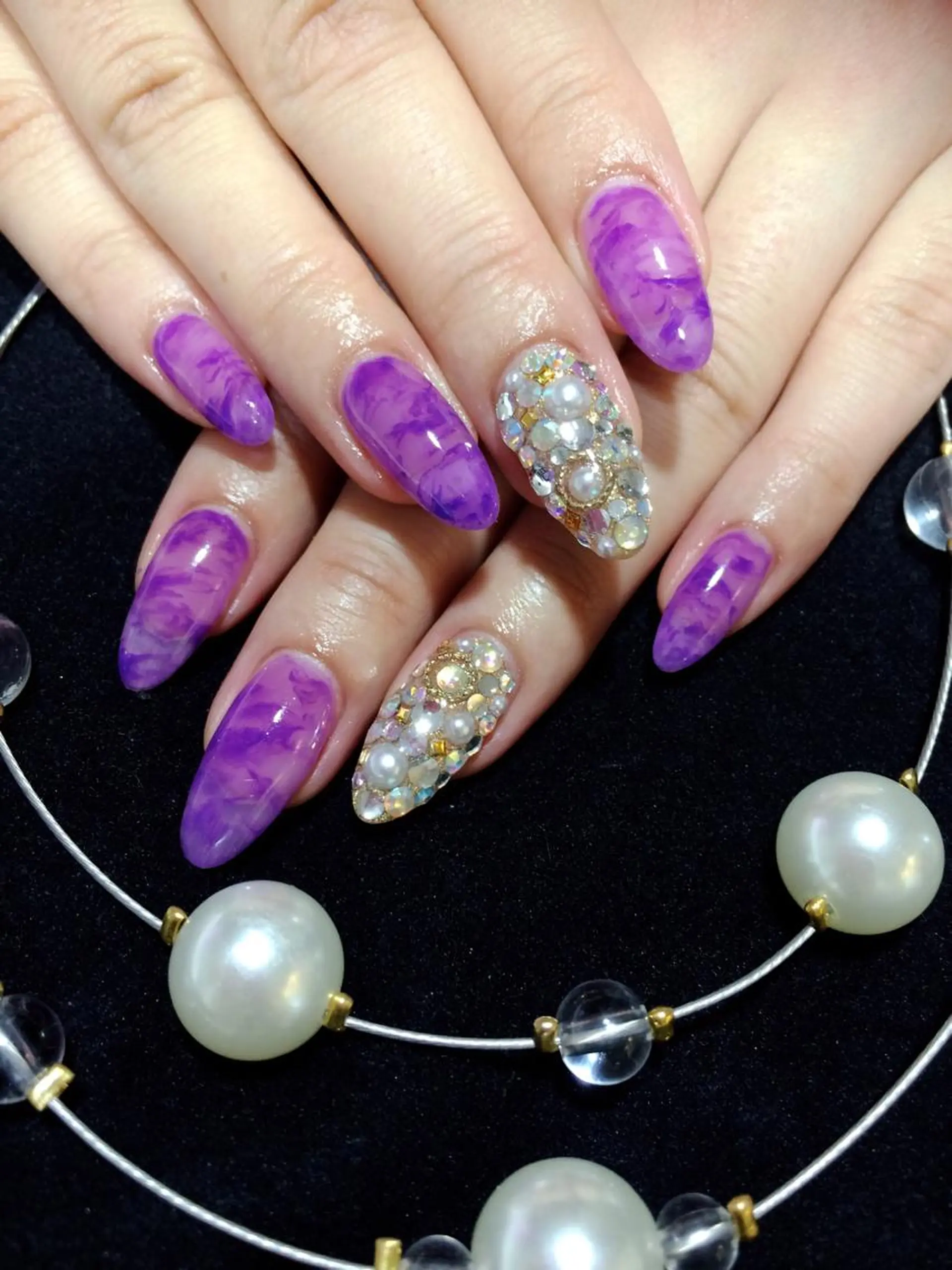 ネイル クリアネイル Sympa 𝓜iwako🐰ᩚのネイルデザイン