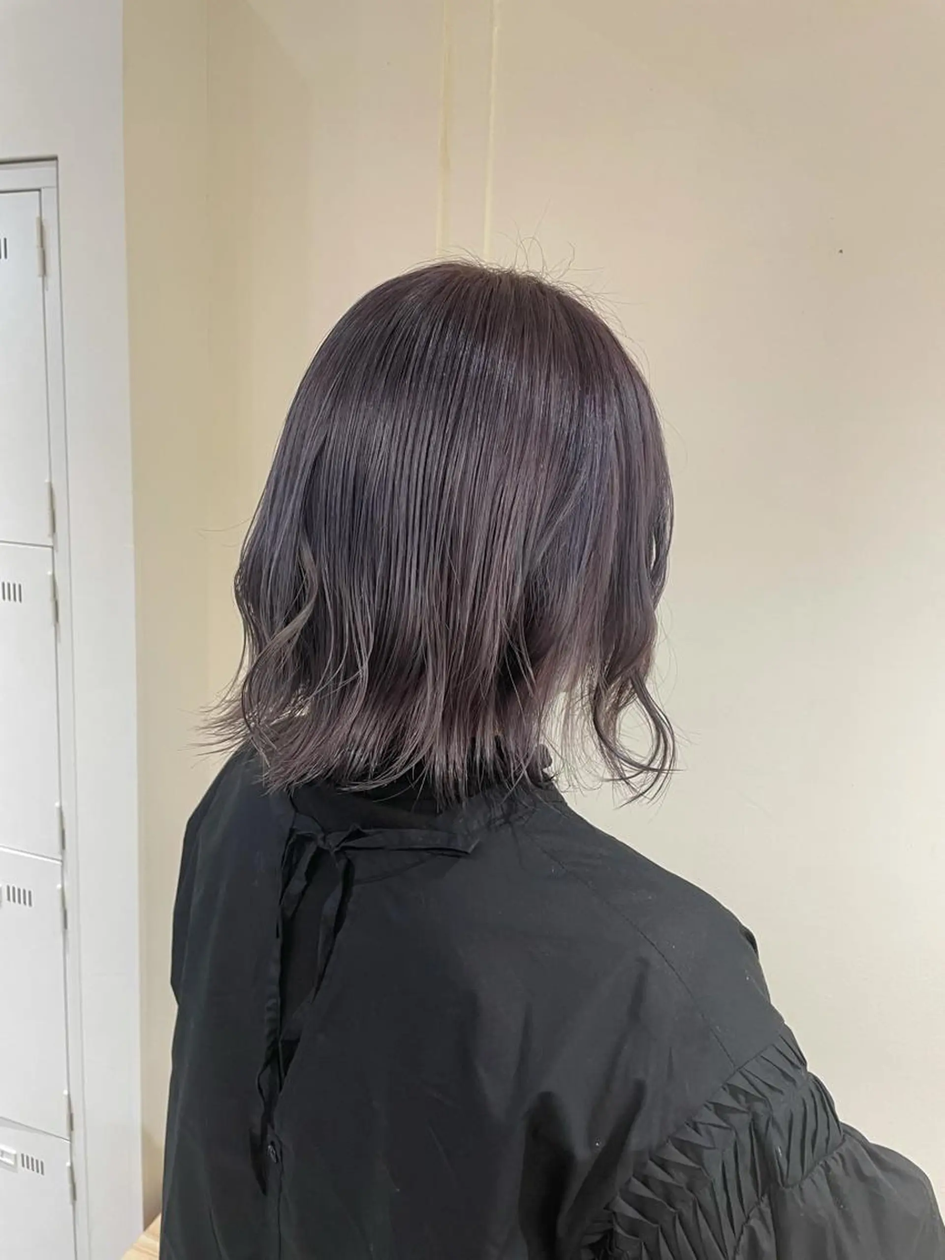 ミディアム パープルカラー ヘアカラー soyon心斎橋所属・♡透明感/艶カラー/ M a I ♡のヘアスタイル