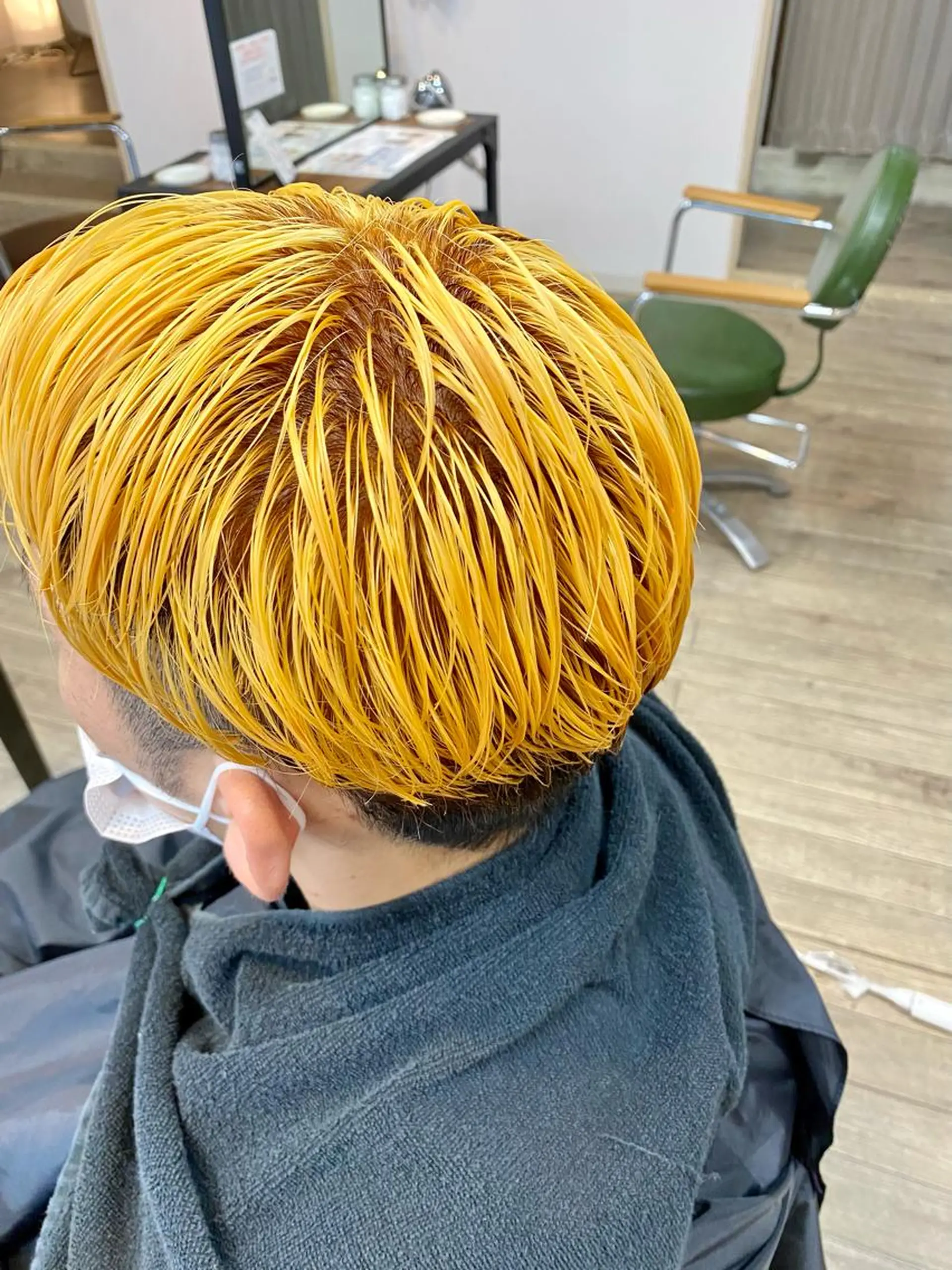 ショート カラー メンズ メンズブリーチ ブリーチ ku-to 北浦和店所属・✨ミニボブ特化✨ ✂︎Raimu✂︎のヘアスタイル