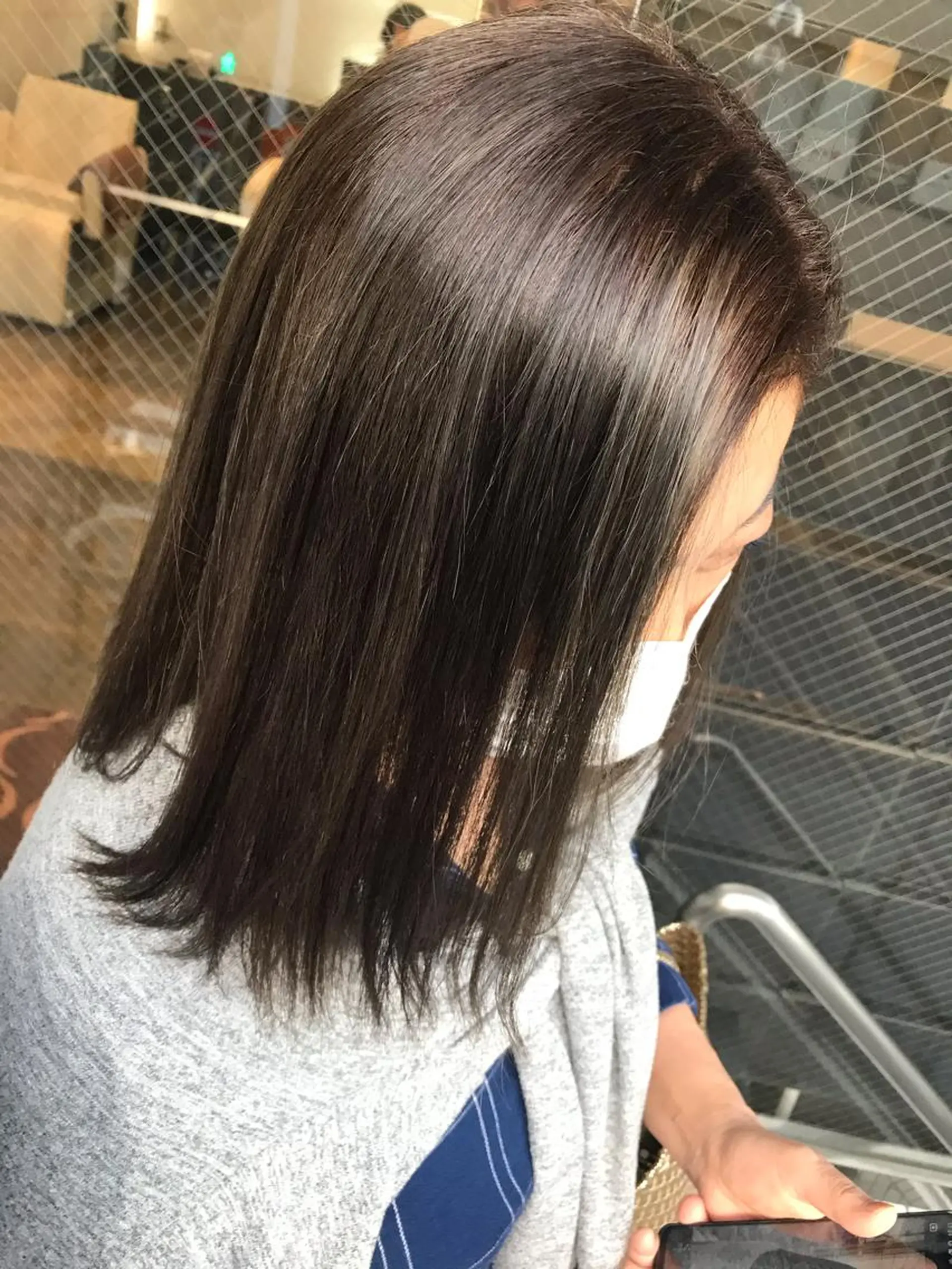 ミディアム カラー シルバー 髪質改善FORMA 💫S.Katohのヘアスタイル