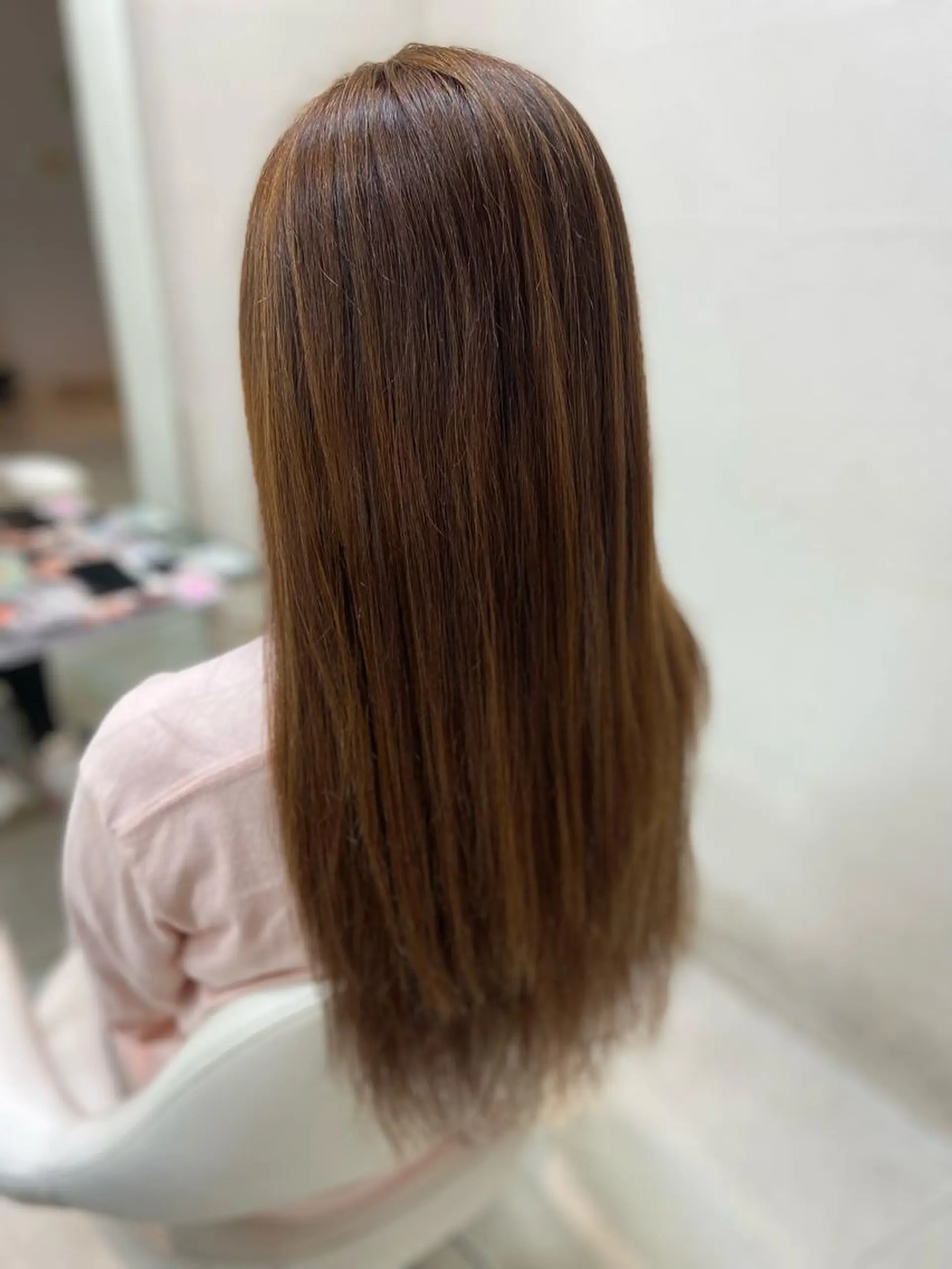 ロング カラー ブリーチ ハイライトカラー ハイライト ヘアカラー 菊地 美憂のヘアスタイル