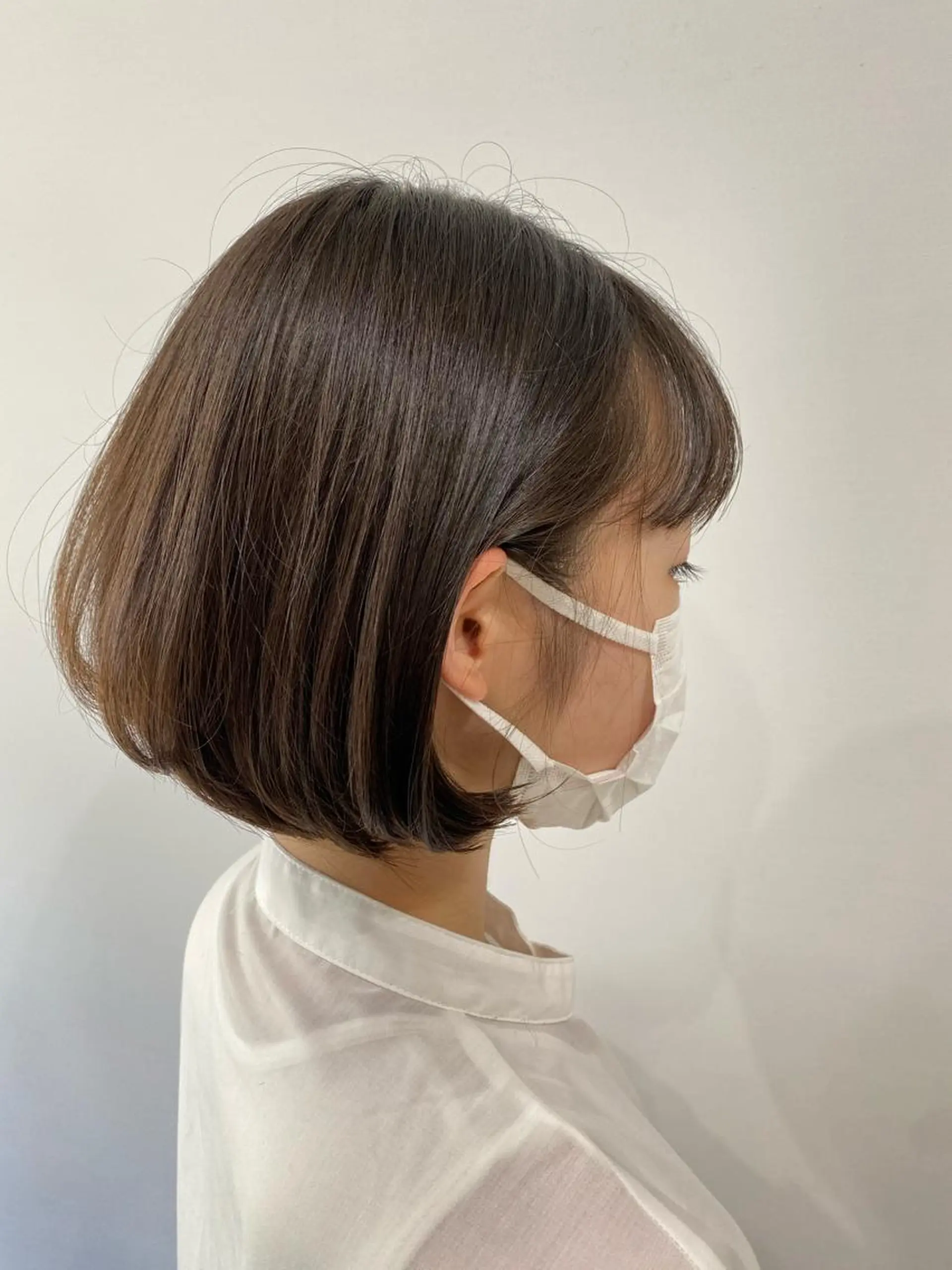 ショート 前下がりボブ ボブ 神保 佑斗のヘアスタイル