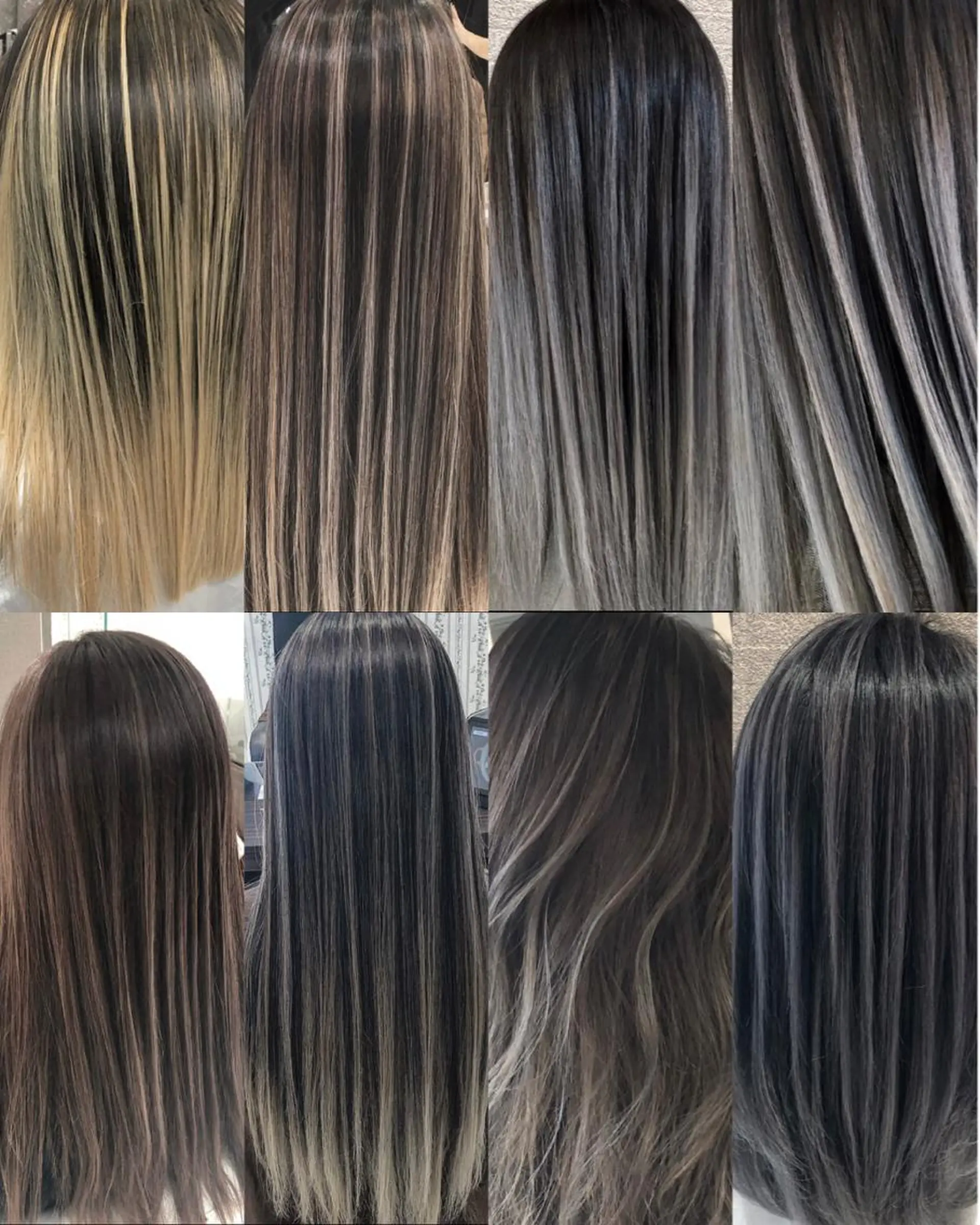 ロング カラー ヘアアレンジ 成人式 結婚式・ブライダル シールエクステ バレイヤージュ デザインカラー アンドウ ユウ/ レイヤーカット/韓国のヘアスタイル