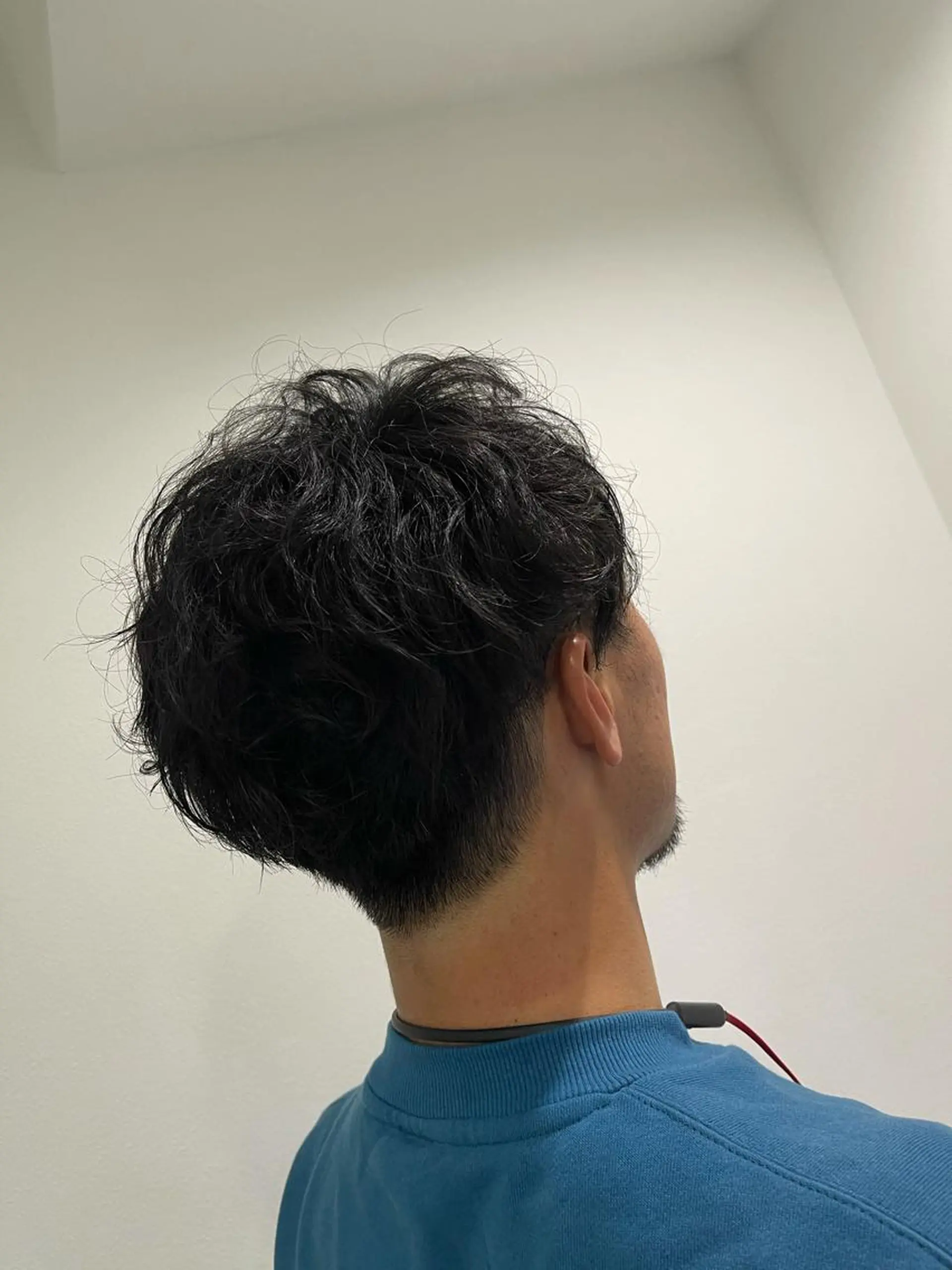 パーマ メンズ カット パーマ &chaLme   心斎橋所属・emi/髪質改善/ 韓国風/艶カラーのヘアスタイル