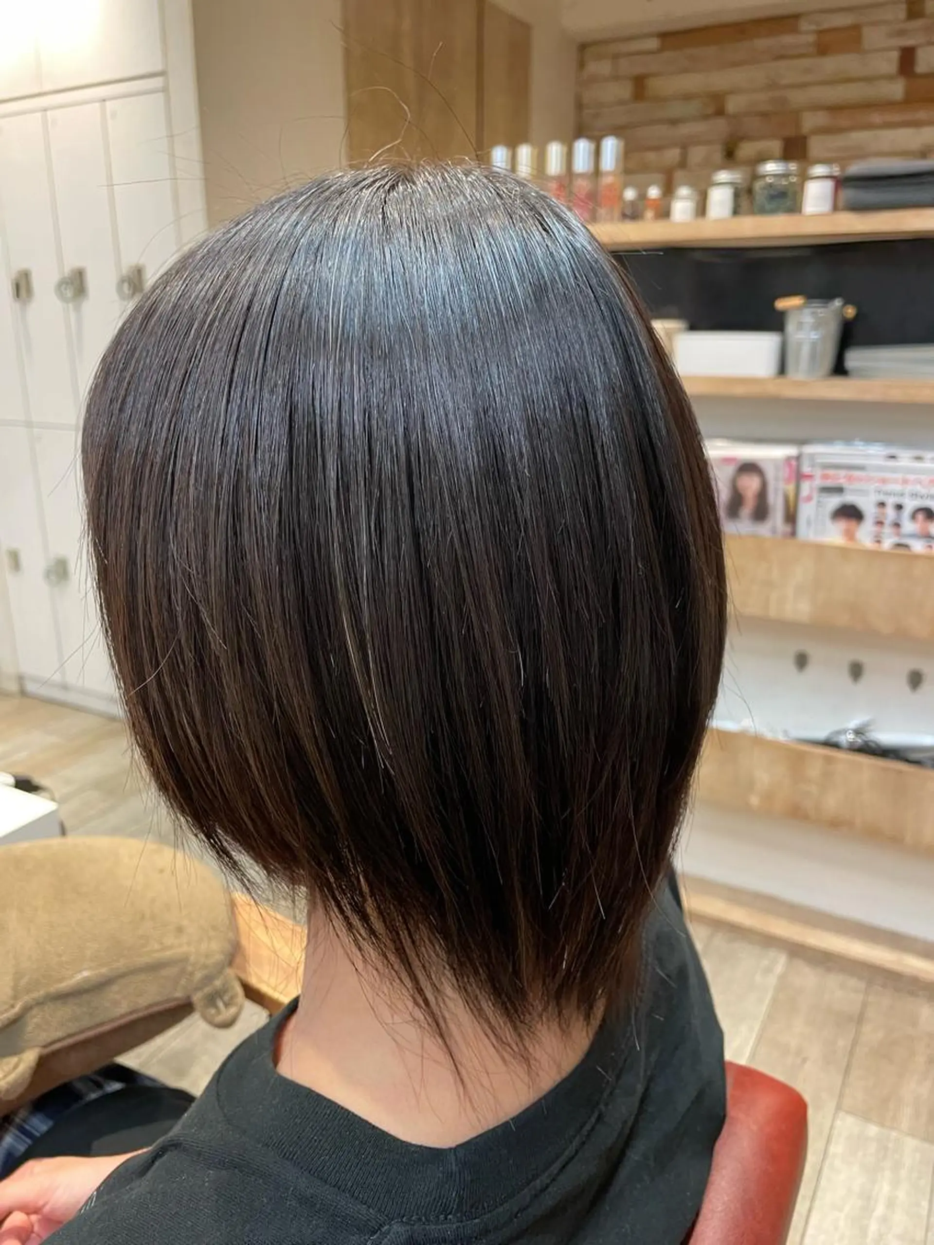 ミディアム 縮毛矯正 トリートメント ✨横須賀髪質改善✨️ 加藤 百音のヘアスタイル