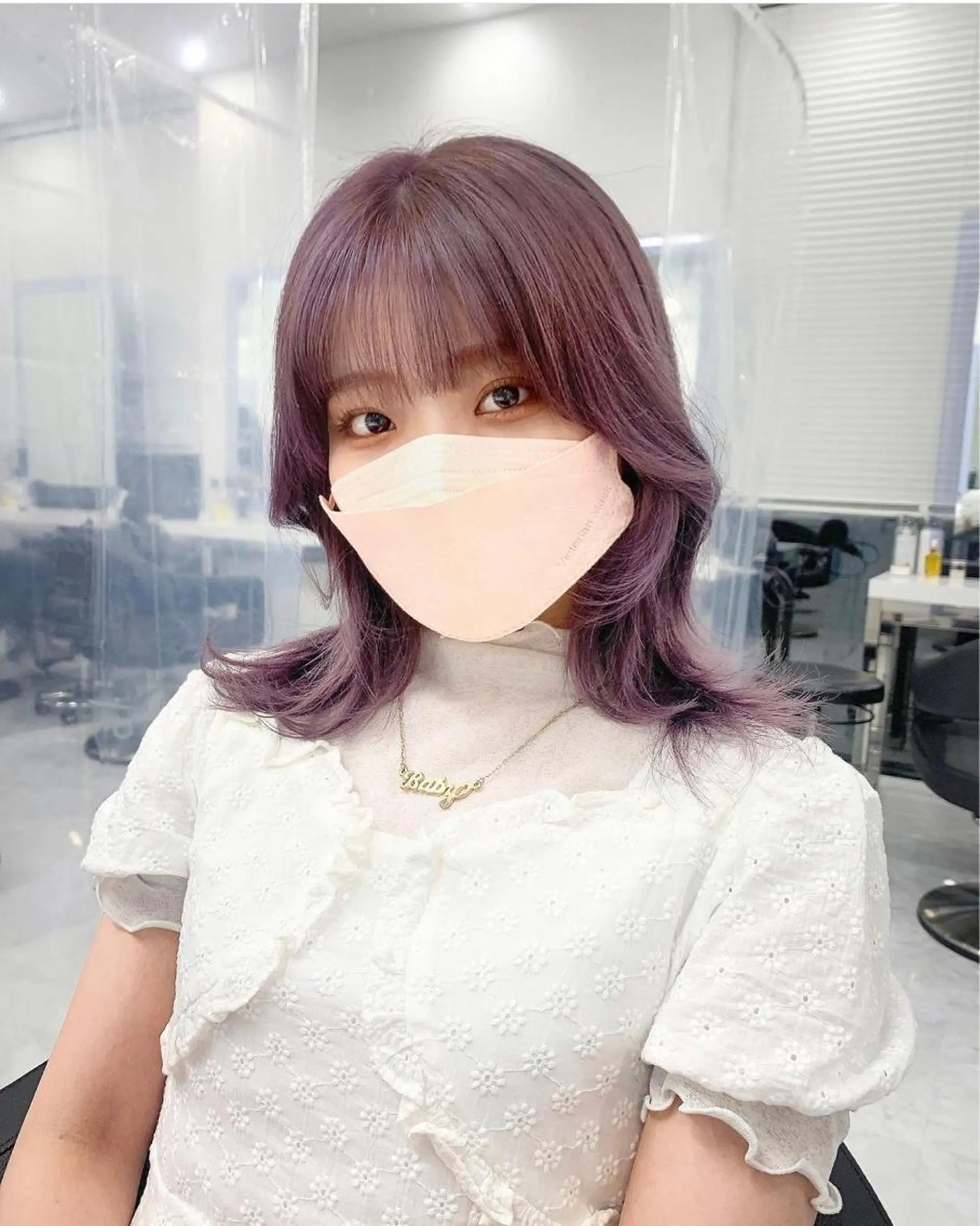 カラー RIKO👼🏻💓 韓国ガーリーのヘアスタイル