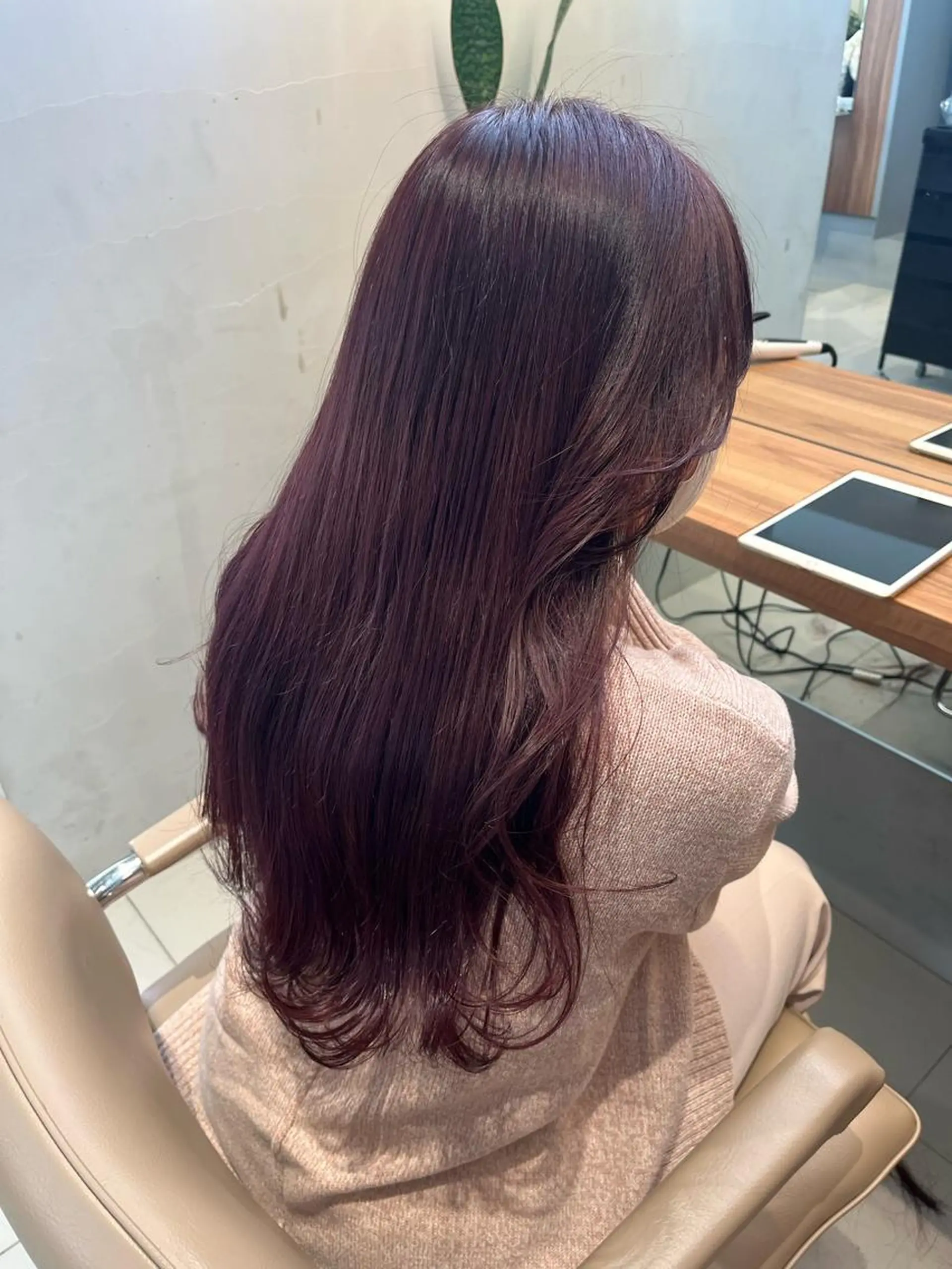 ロング カラー ロング トリートメント 🫒🫒ブリーチなし 艶カラー🫒ヤマシロのヘアスタイル