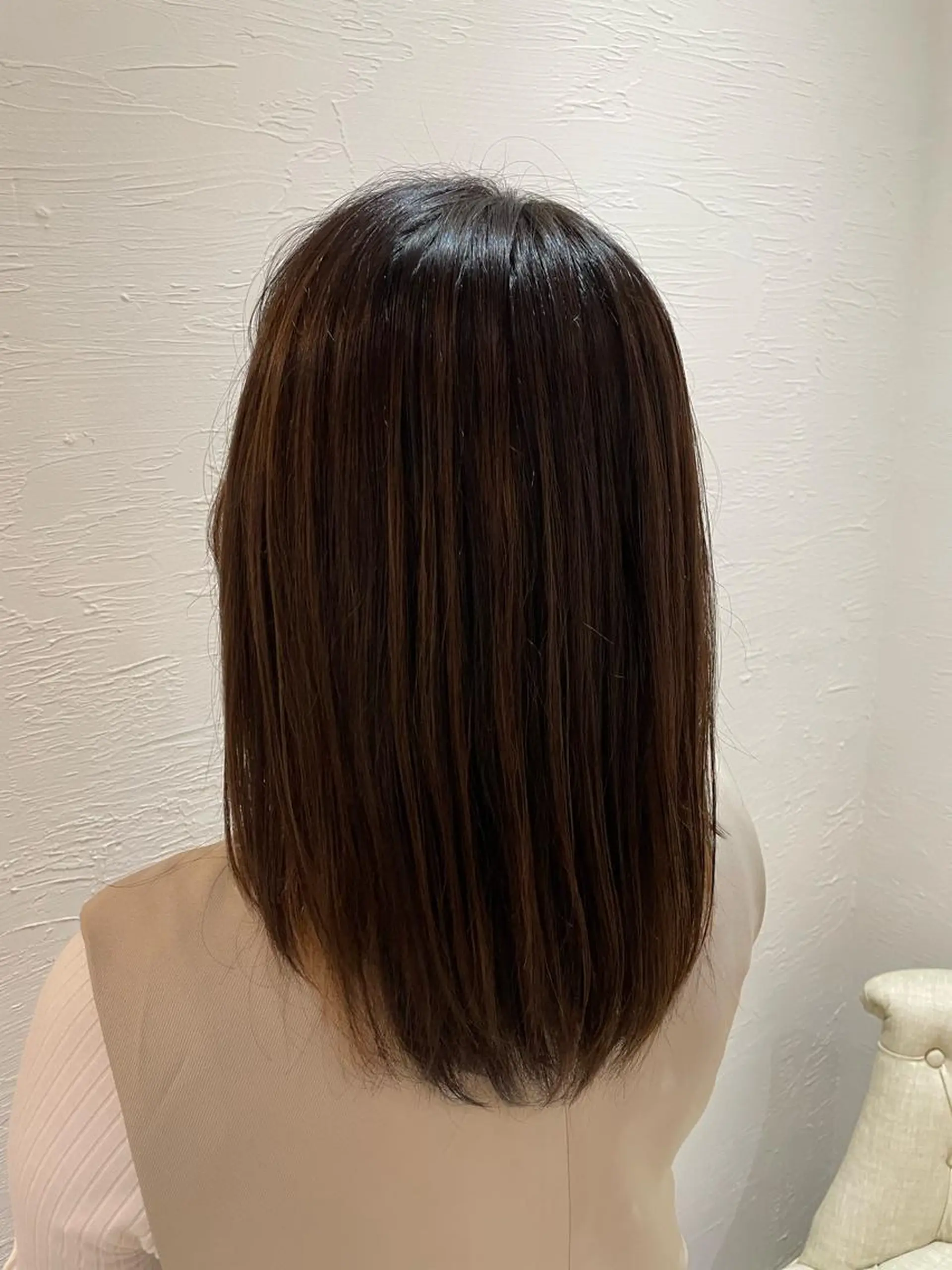 セミロング 守川 七海のヘアスタイル