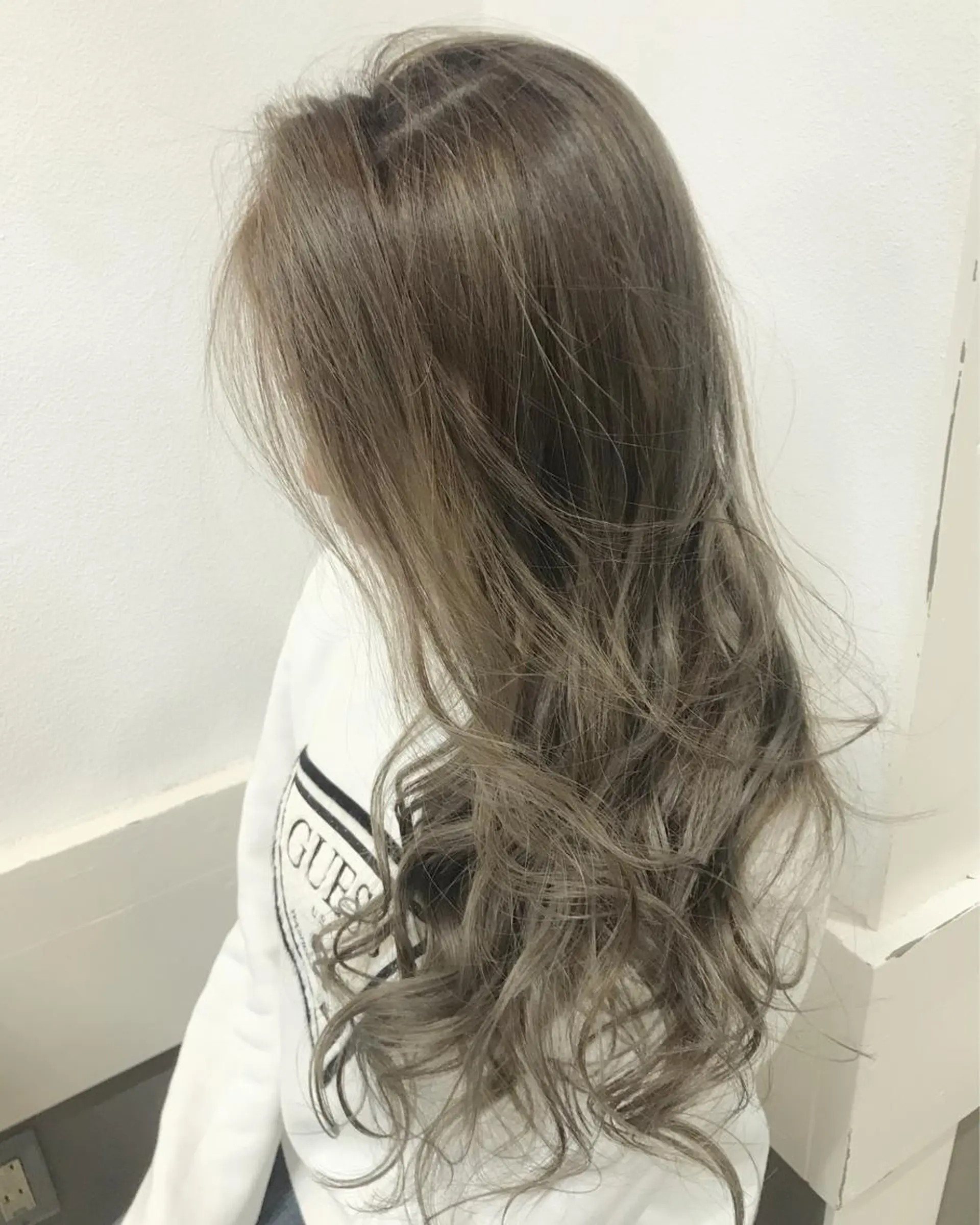 ロング カラー ヘアアレンジ ハイライトカラー ハイライト ヘアカラー トリートメント GiseL天神カラー 髪質改善/ブリーチのヘアスタイル