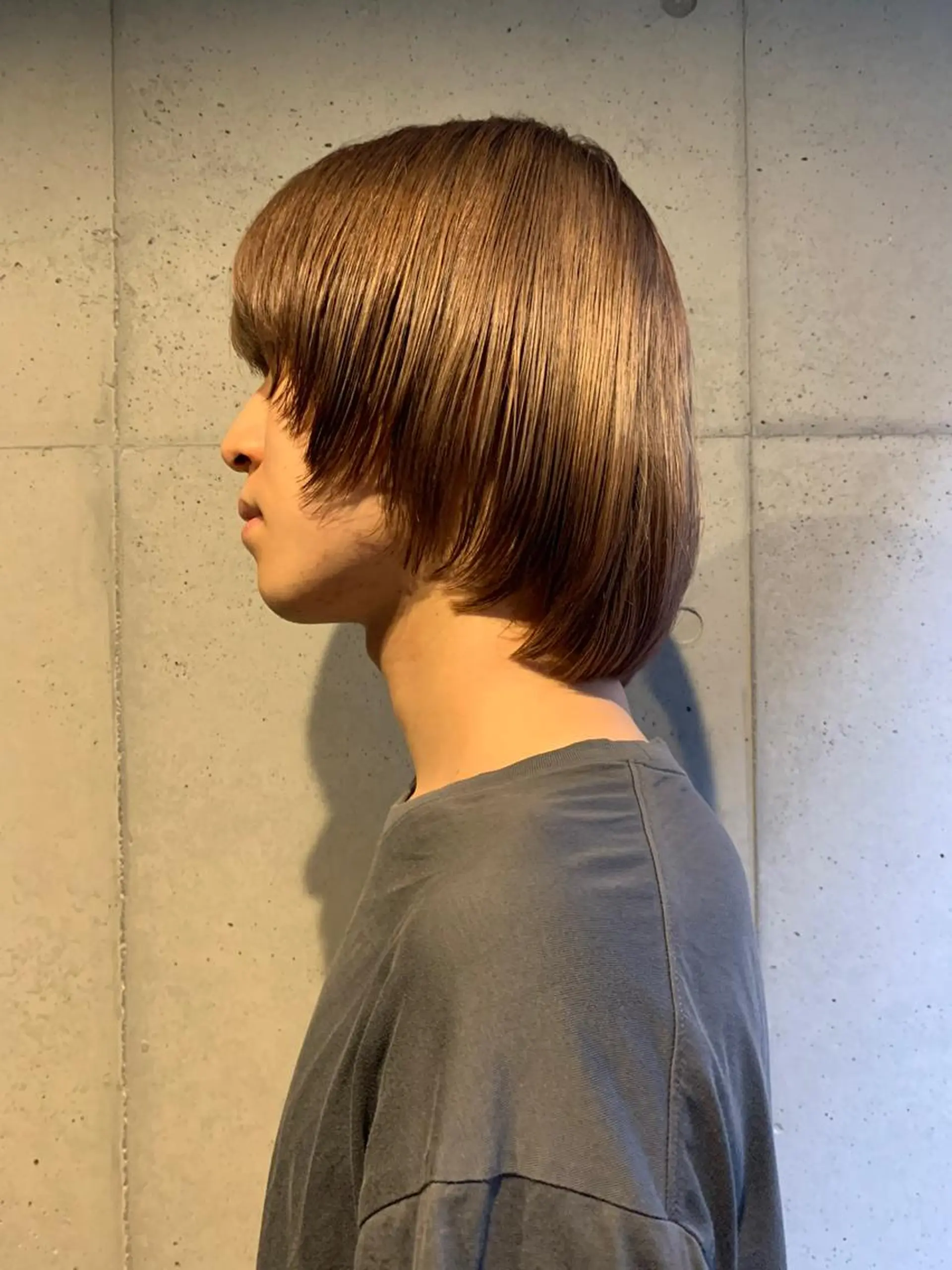 ミディアム カラー メンズ 《ウルフ/レイヤー/ 似合わせ》山本祐輔のヘアスタイル