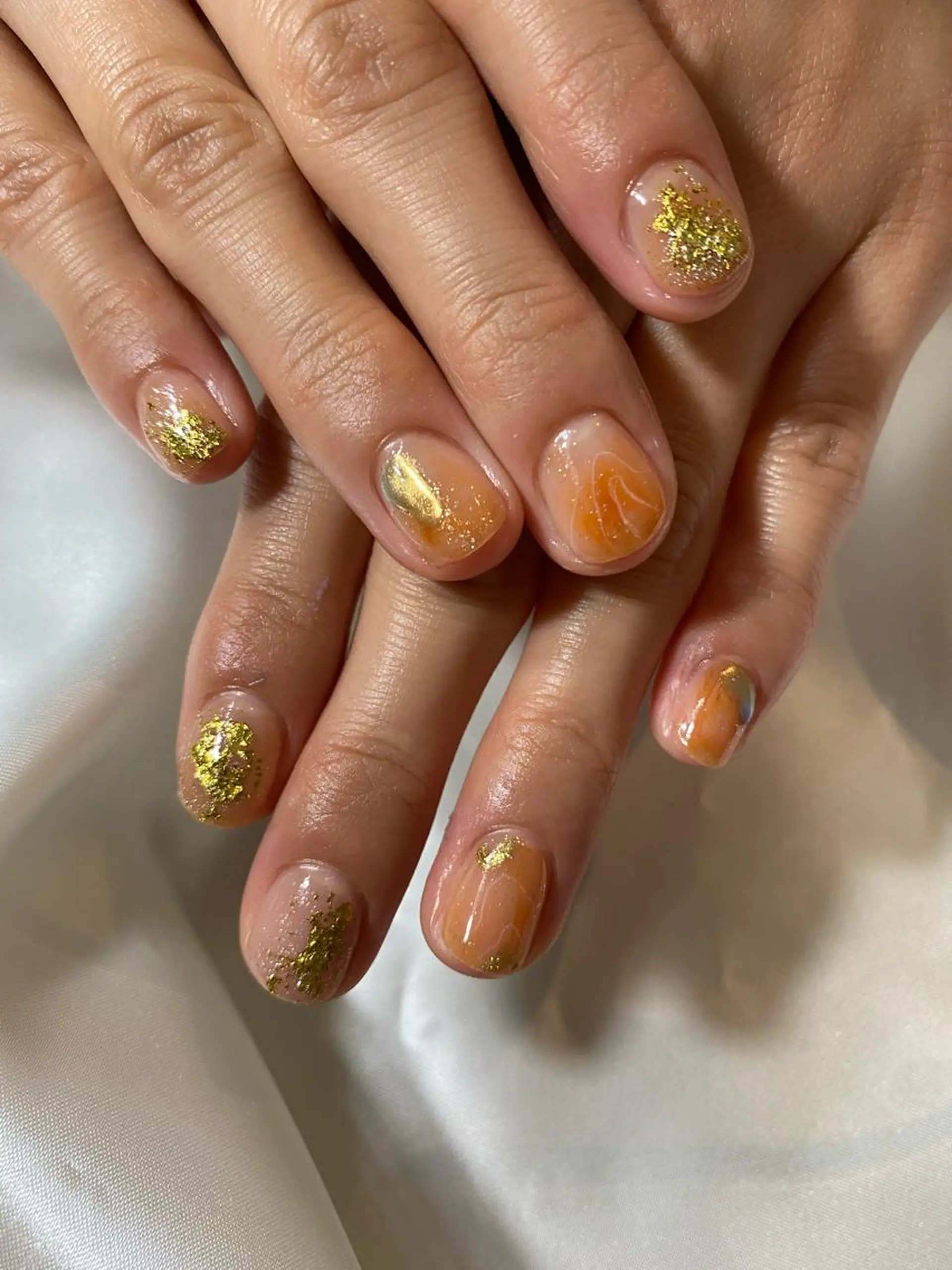 ネイル 持ち込み ニュアンスネイル ハンドネイル ハンドケア loulou   _nail所属・葛西 知佳のネイルデザイン