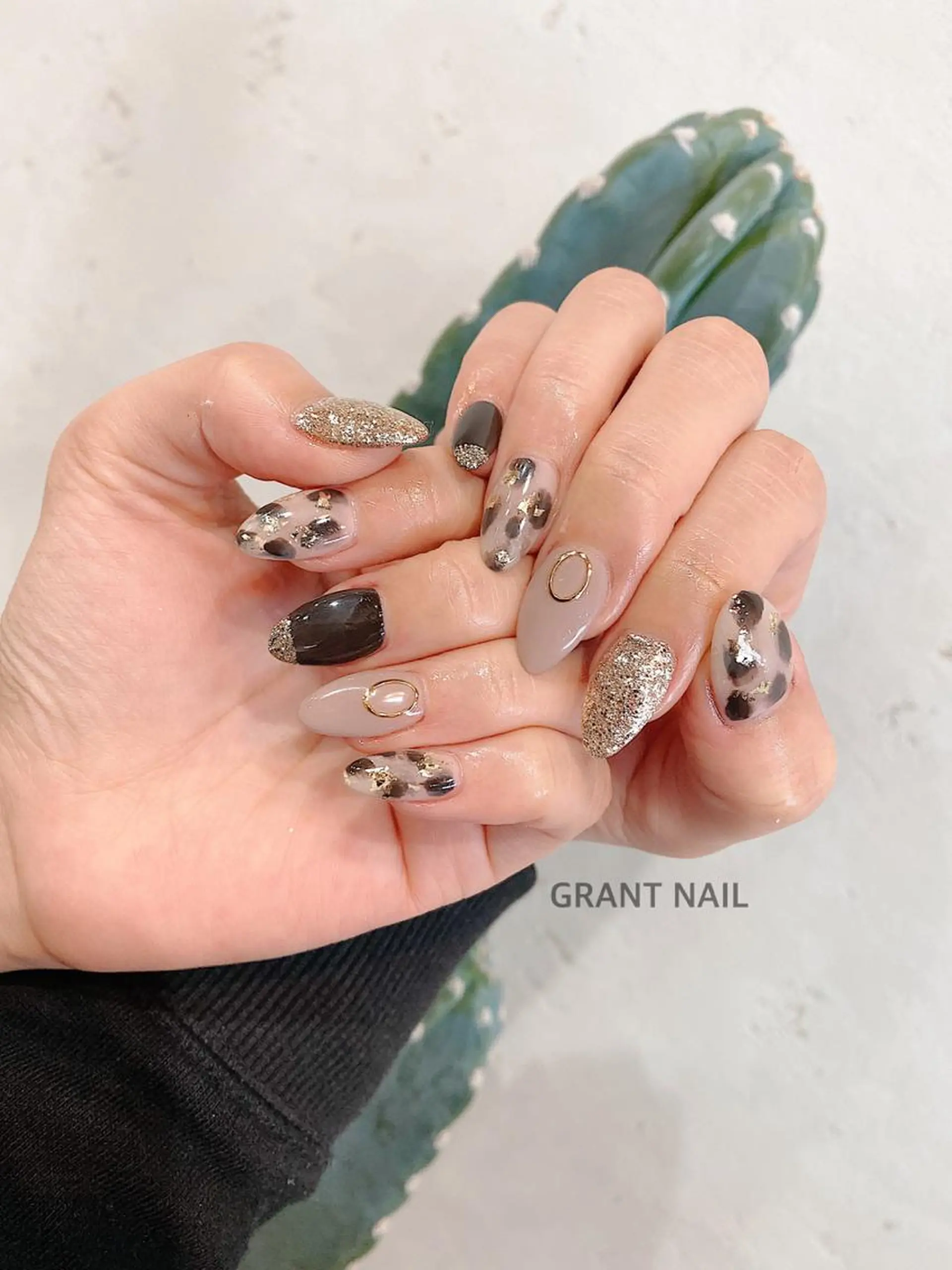 ネイル アートネイル クリアネイル ジェルネイル ニュアンスネイル GRANT NAIL 岩出店のネイルデザイン