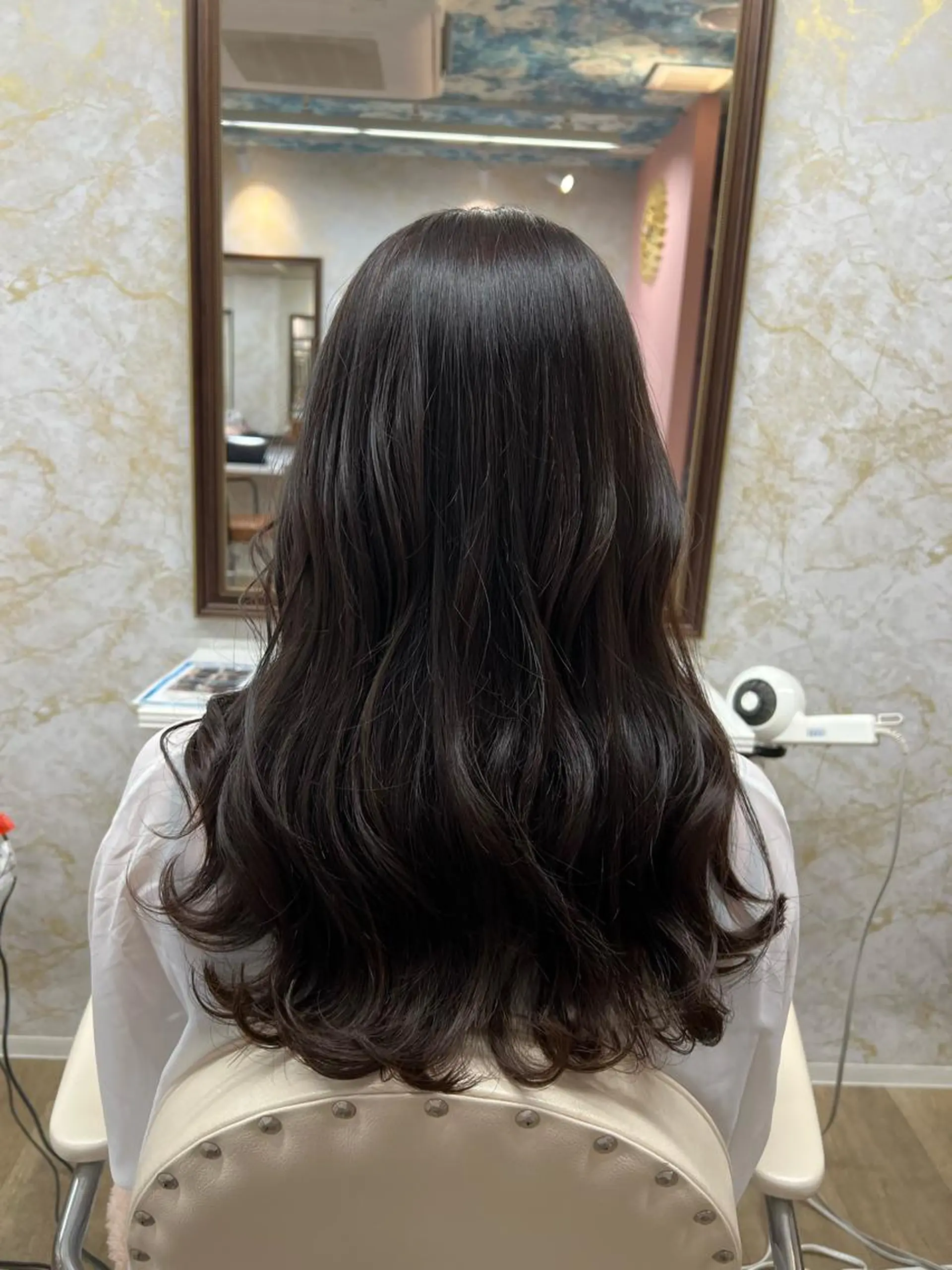 ロング カット ヘアカラー トリートメント 髪質改善特化💫 韓国ヘアAyumuのヘアスタイル