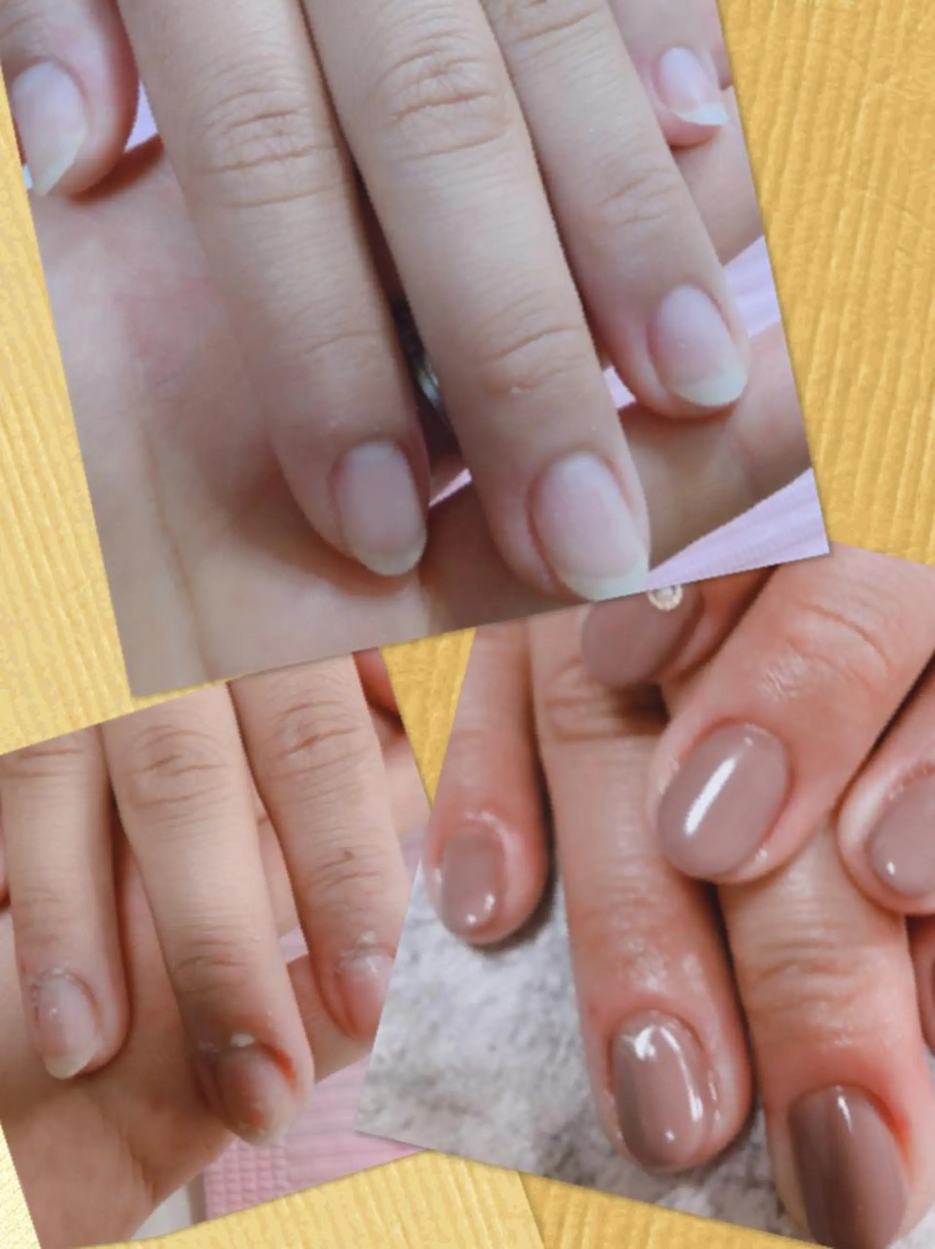 ネイル ハンドネイル 北浦和 自爪育成ケアのネイルデザイン