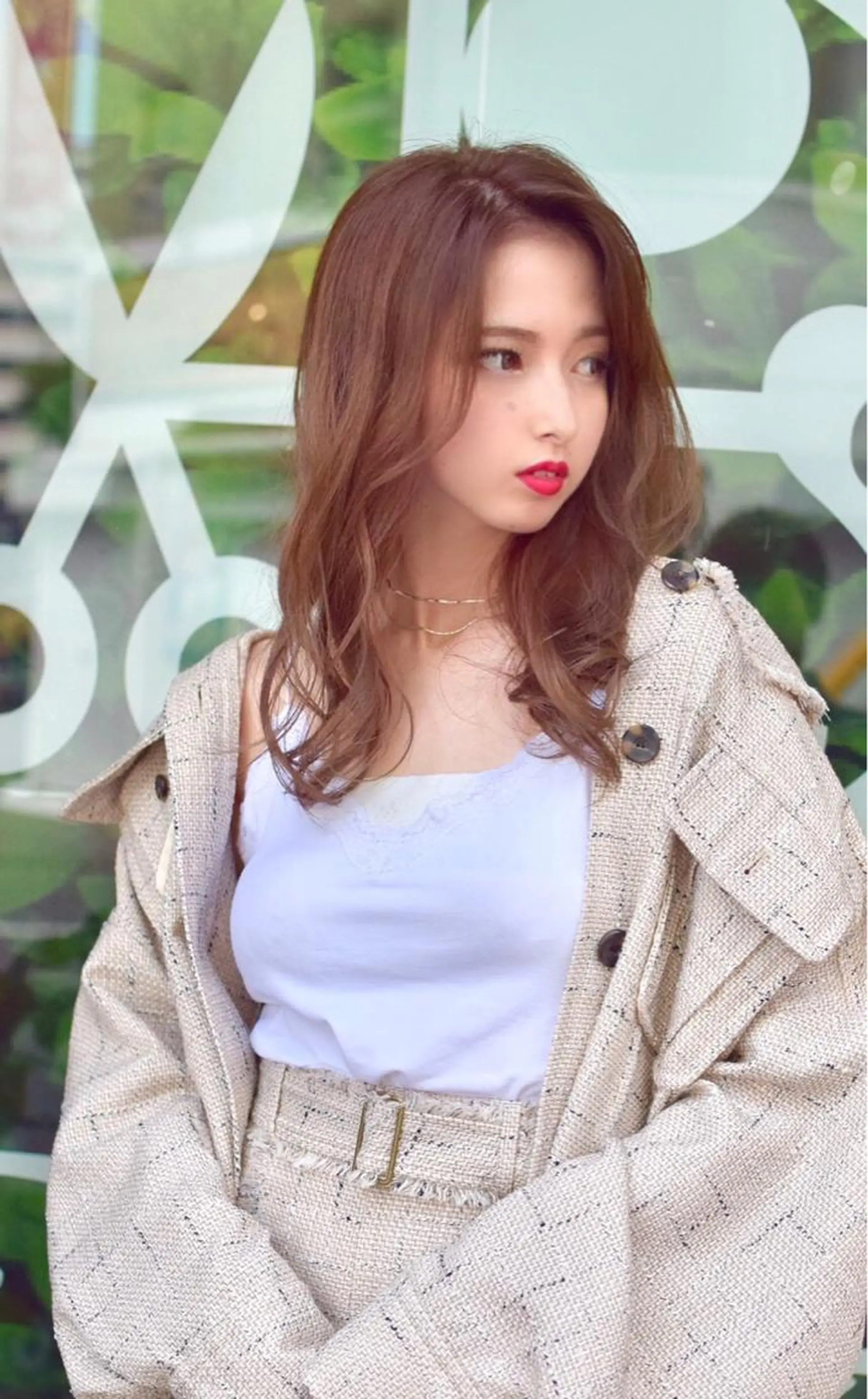 セミロング カラー ✨うるツヤ髪質改善✨ 林 大樹のヘアスタイル